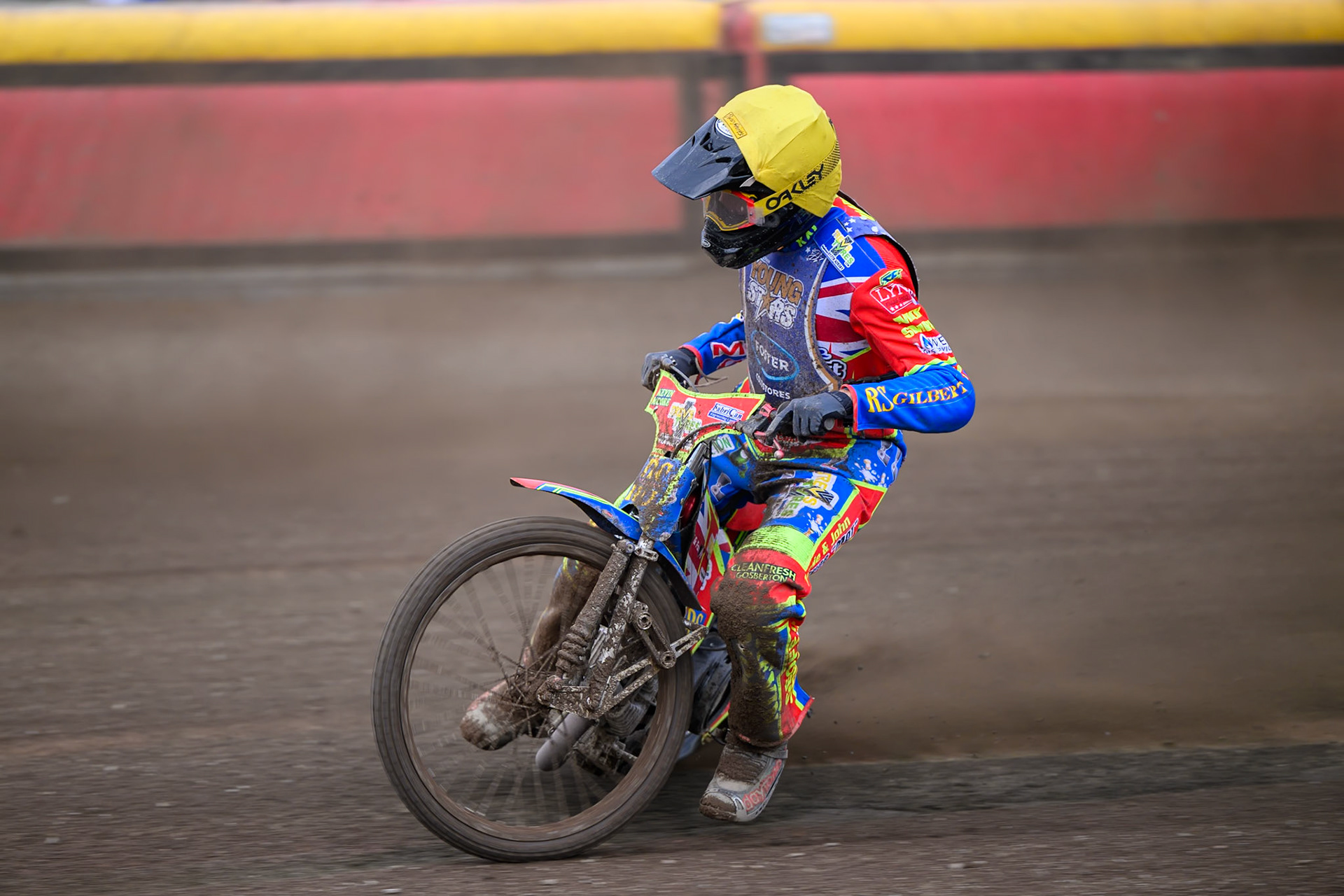 Simon Lambert of Kings Lynn Young Stars in action during the WSRA National Development League match between Buxton Bulls and King's Lynn Young Stars at Hi-Edge Speedway, Buxton on Sunday 9th August 2026. (Photo: Ian Charles | MI News)