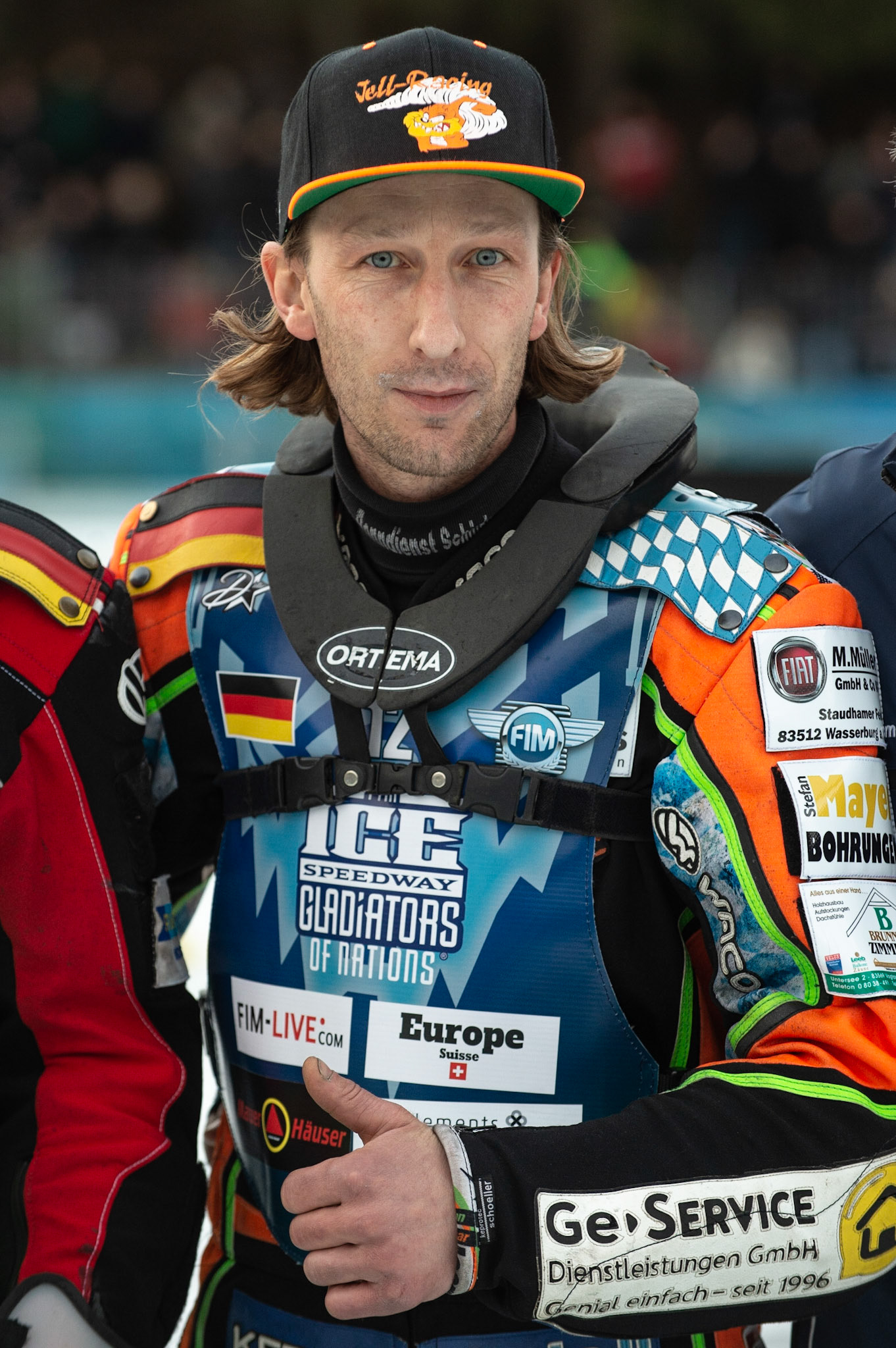 BERLIN GERMANY  - February 29  Marcus Jell of Germany  during theIce Speedway of Nations (Day 1) at the Horst-Dohm-Eisstadion, Berlin,  on Saturday 29 February 2020. (Credit: Ian Charles | MI News)