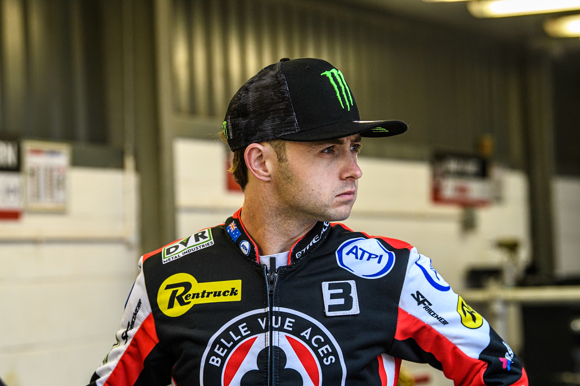 Belle Vue Aces' Jaimon Lidsey during the Rowe Motor Oil Premiership match between Belle Vue Aces and King's Lynn Stars at the National Speedway Stadium, Manchester on Monday 20th May 2024. (Photo: Ian Charles | MI News)