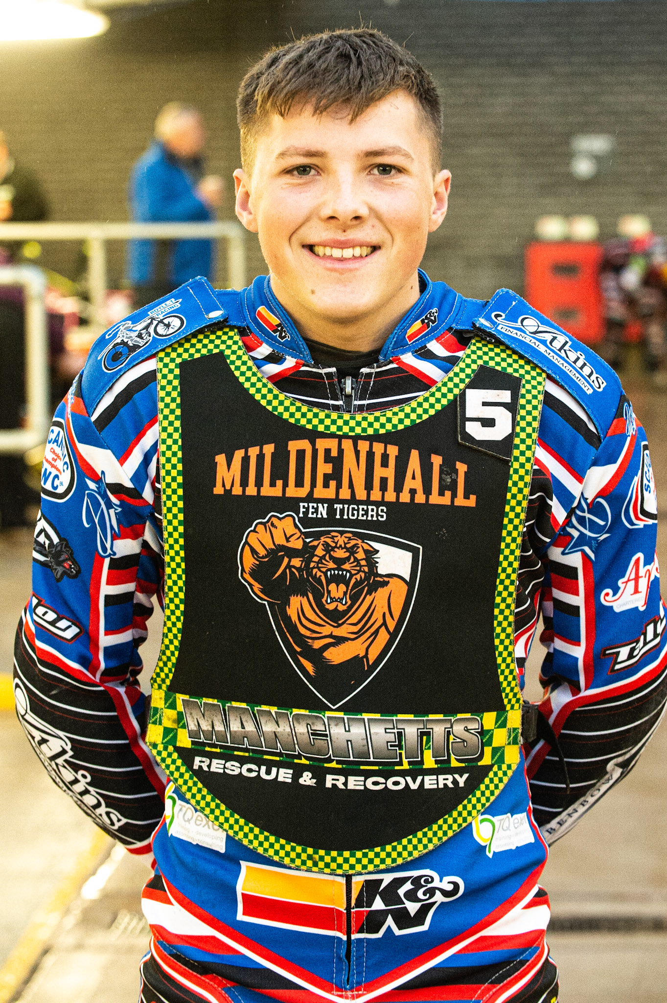 Photo: Ian Charles

Henry Atkins  - Mildenhall Fen Tigers 

Belle Vue Colts v Mildenhall Fen Tigers, National League, Belle Vue National Speedway Stadium, Manchester, Monday 2  September  2019