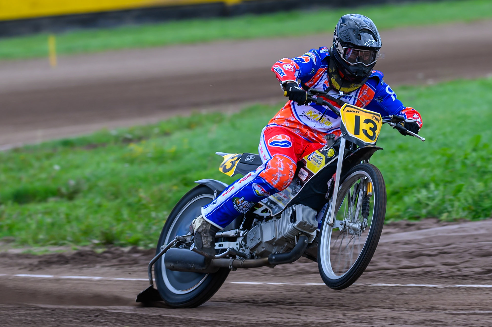 Mika Meijer (13) of Netherlands during practice for  the FIM Long Track of Nations 2026 at the Speed Centre Roden in the Netherlands on Sunday 20th September 2026. (Photo: Ian Charles | MI News)