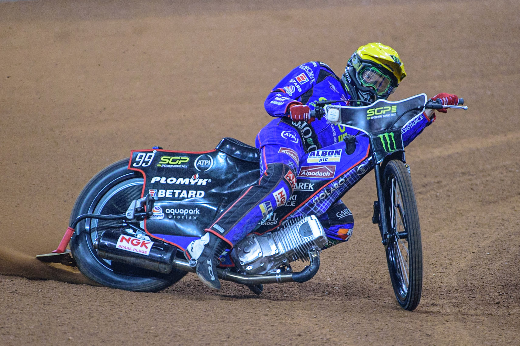 Dan Bewley (99) in action  during the FIM  Speedway Grand Prix of Great Britain at the Principality Stadium, Cardiff on Saturday 13th August 2022. (Credit: Ian Charles | MI News