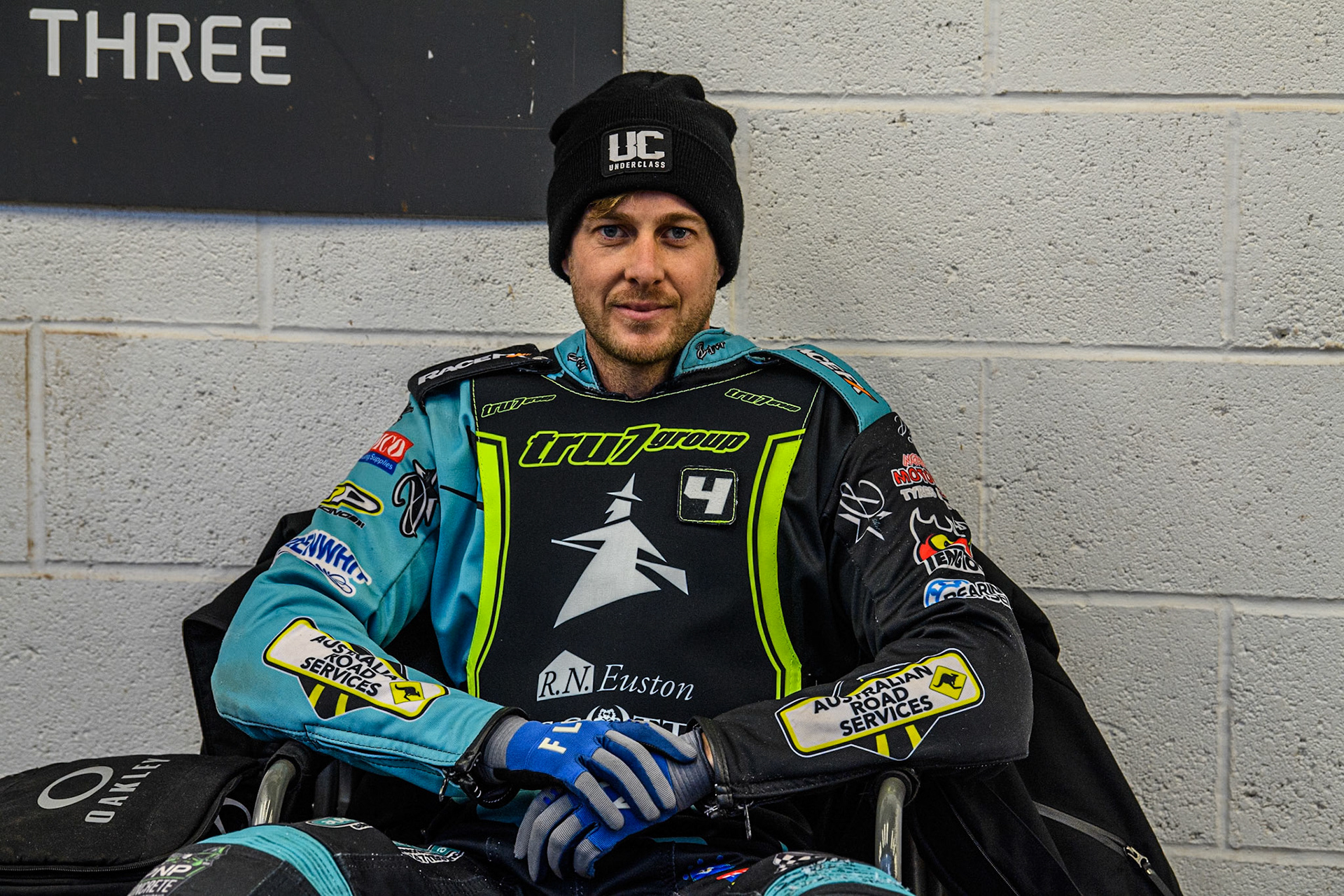 Ipswich Witches' Guest Ryan Douglas during the Rowe Motor Oil Premiership match between Belle Vue Aces and Ipswich Witches at the National Speedway Stadium, Manchester on Monday 22nd April 2024. (Photo: Ian Charles | MI News)