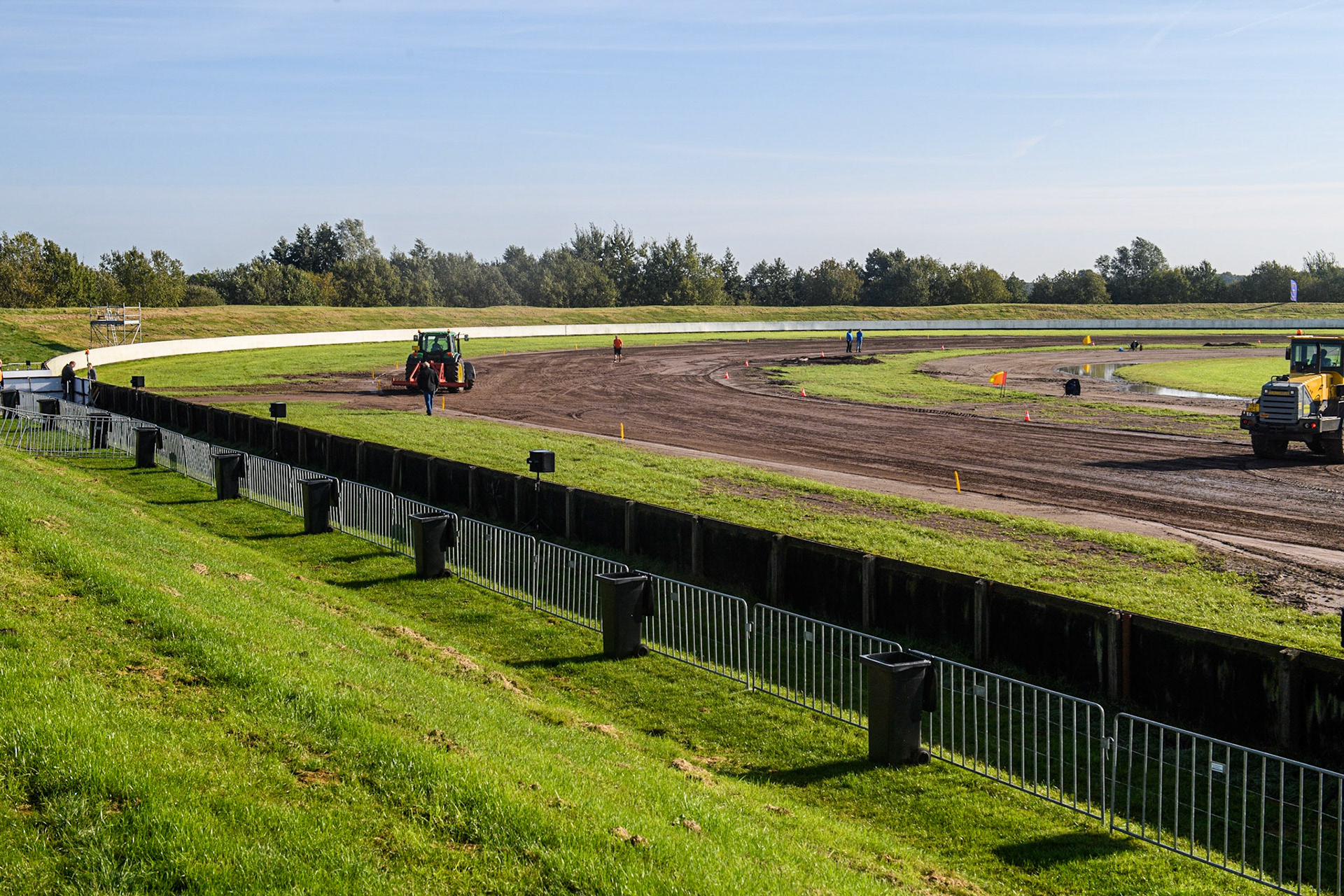 A view of the Rodeo track during the FIM Long Track Of Nations event at the Speed Centre Roden on Sunday 24th September 2023. (Photo: Ian Charles | MI News)