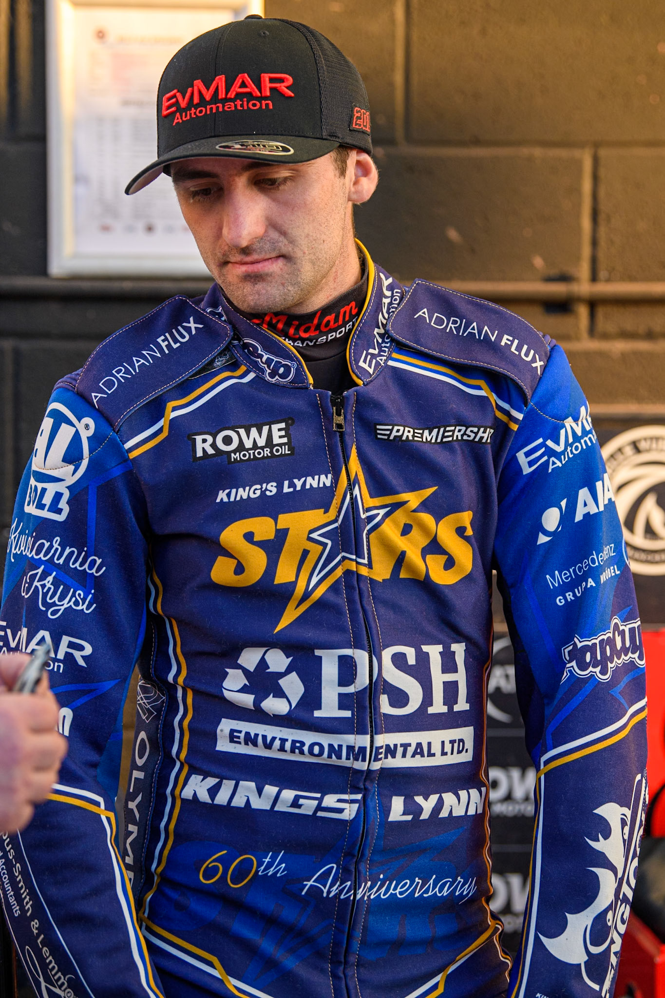 Jan Kvech of Kings Lynn Stars during the Rowe Motor Oil Premiership match between Belle Vue Aces and King's Lynn Stars at the National Speedway Stadium, Manchester on Monday 5th April 2025. (Photo: Ian Charles | MI News)