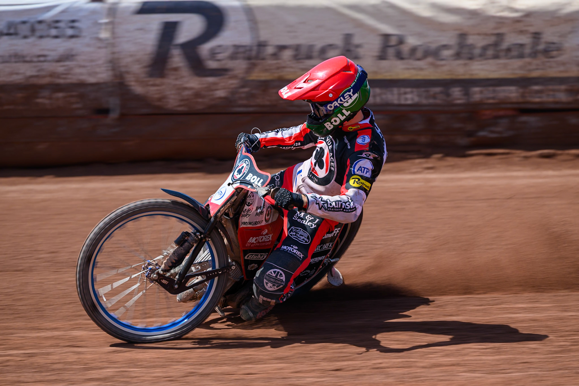 Brady Kurtz of Belle Vue Aces in action during the Rowe Motor Oil Premiership match between Belle Vue Aces and Sheffield Tigers at the National Speedway Stadium, Manchester on Monday 25th May 2026. (Photo: Ian Charles | MI News)