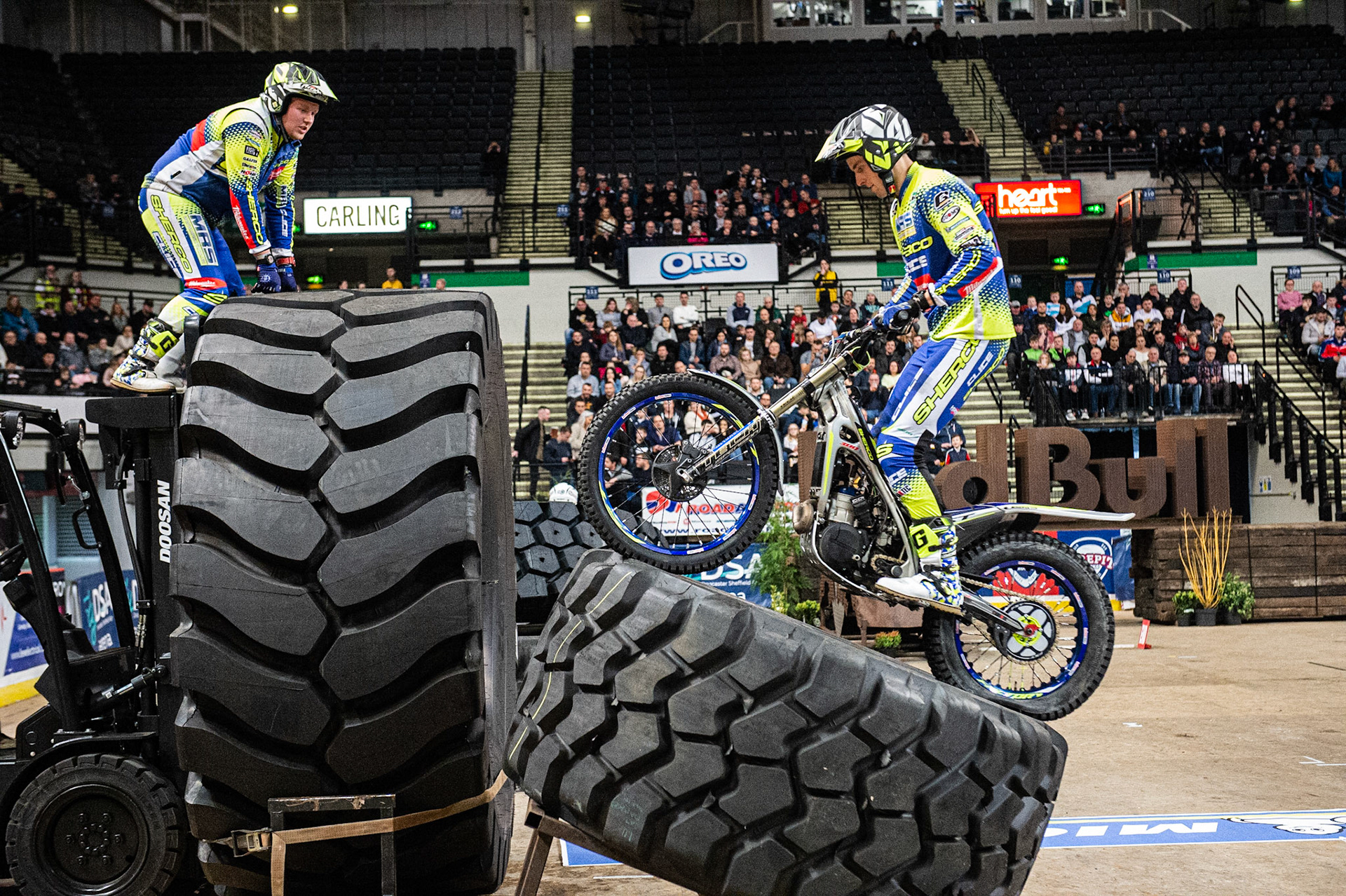 SHEFFIELD, ENGLAND  - DECEMBER 28TH   Jack Peace, UK (Sherco) on Section 5 during the 25th Anniversary Sheffield Indoor Trial at the FlyDSA Arena, Sheffield on Saturday 28th December 2019. (Credit: Ian Charles | MI News)