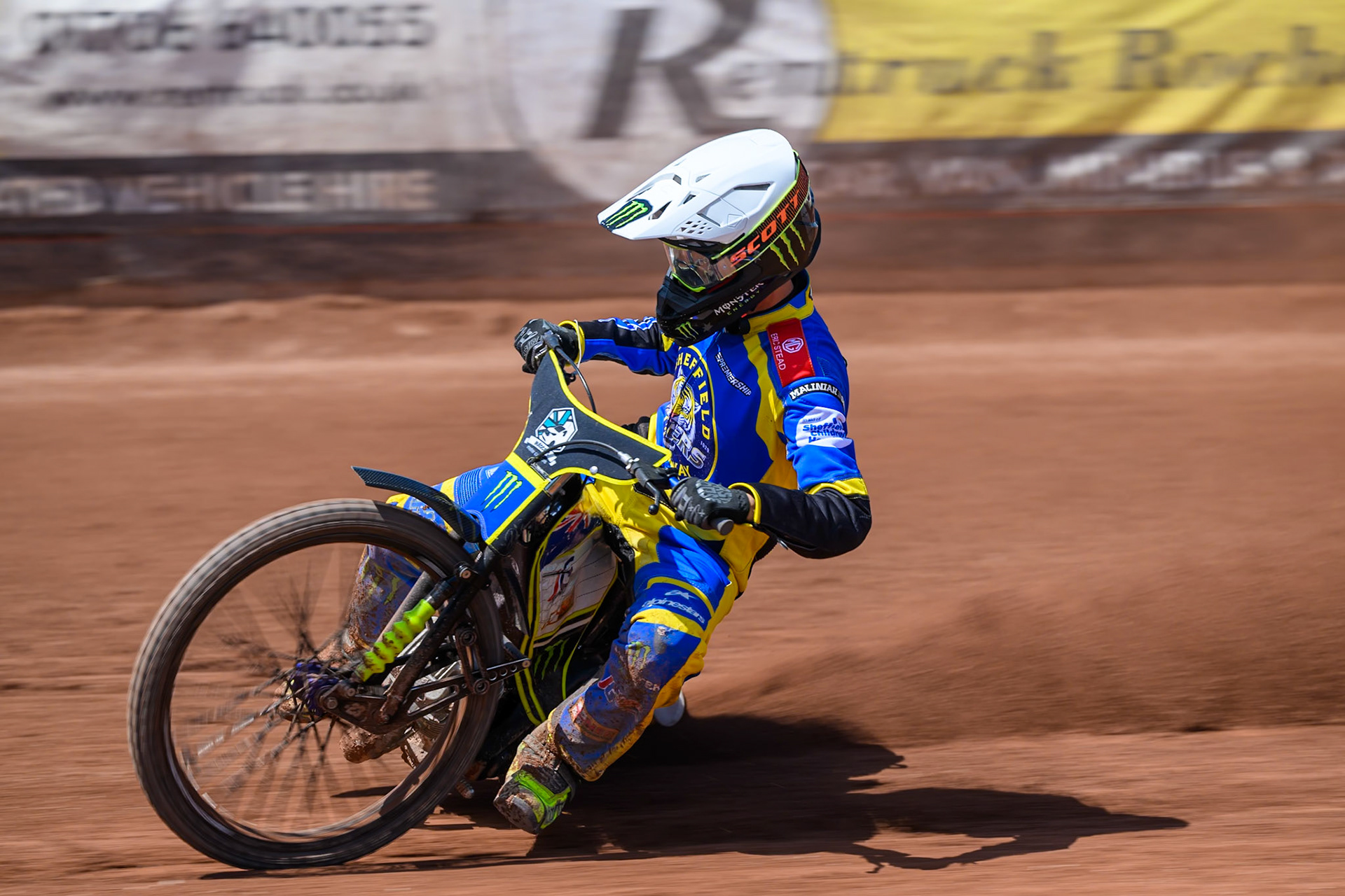 Chris Holder of Sheffield Tigers in action during the Rowe Motor Oil Premiership match between Belle Vue Aces and Sheffield Tigers at the National Speedway Stadium, Manchester on Monday 25th May 2026. (Photo: Ian Charles | MI News)