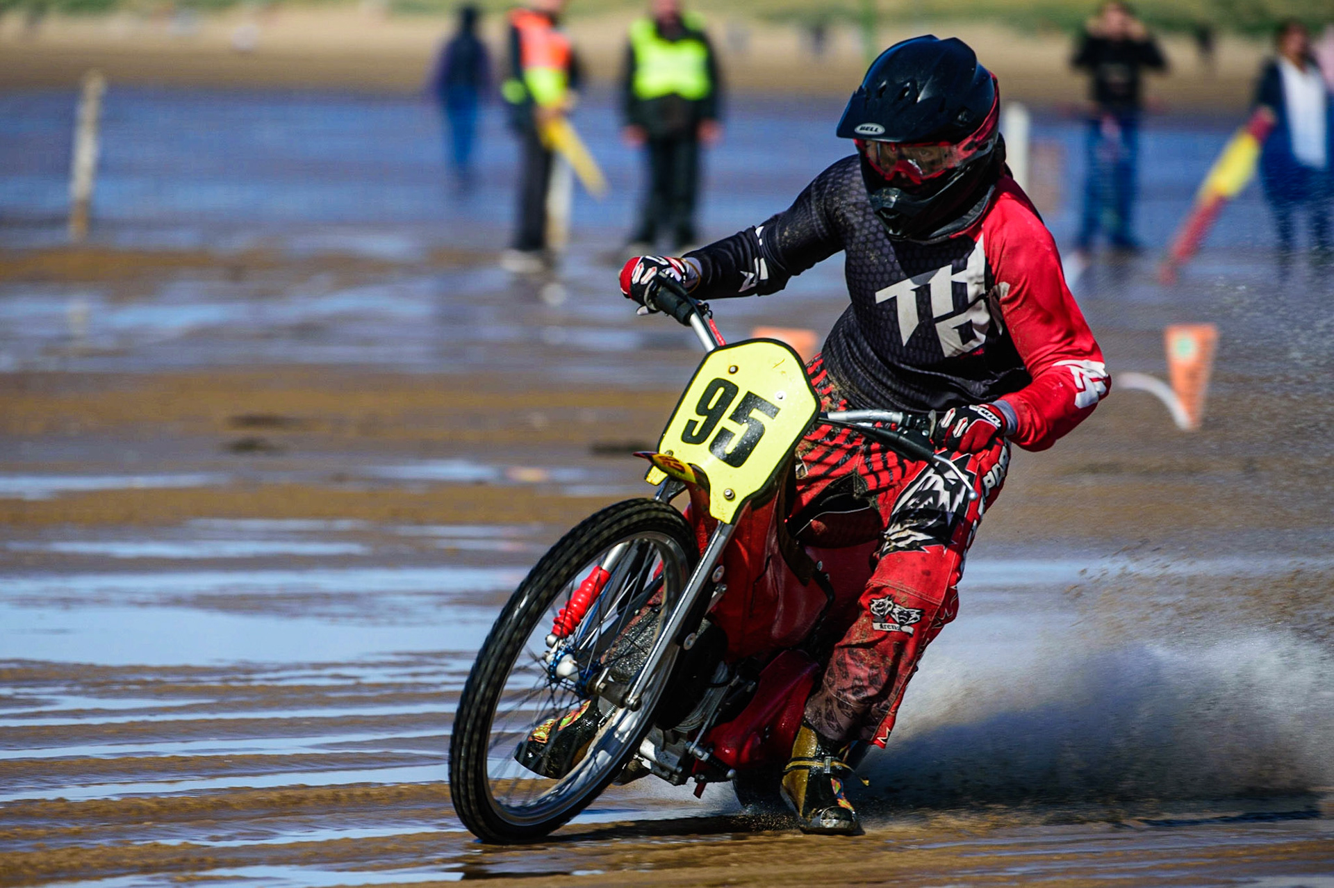 Jordan Noel (95) during the Fylde ACU British Sand Racing Masters Championship on  Sunday 2nd October 2022. (Credit: Ian Charles | MI News)