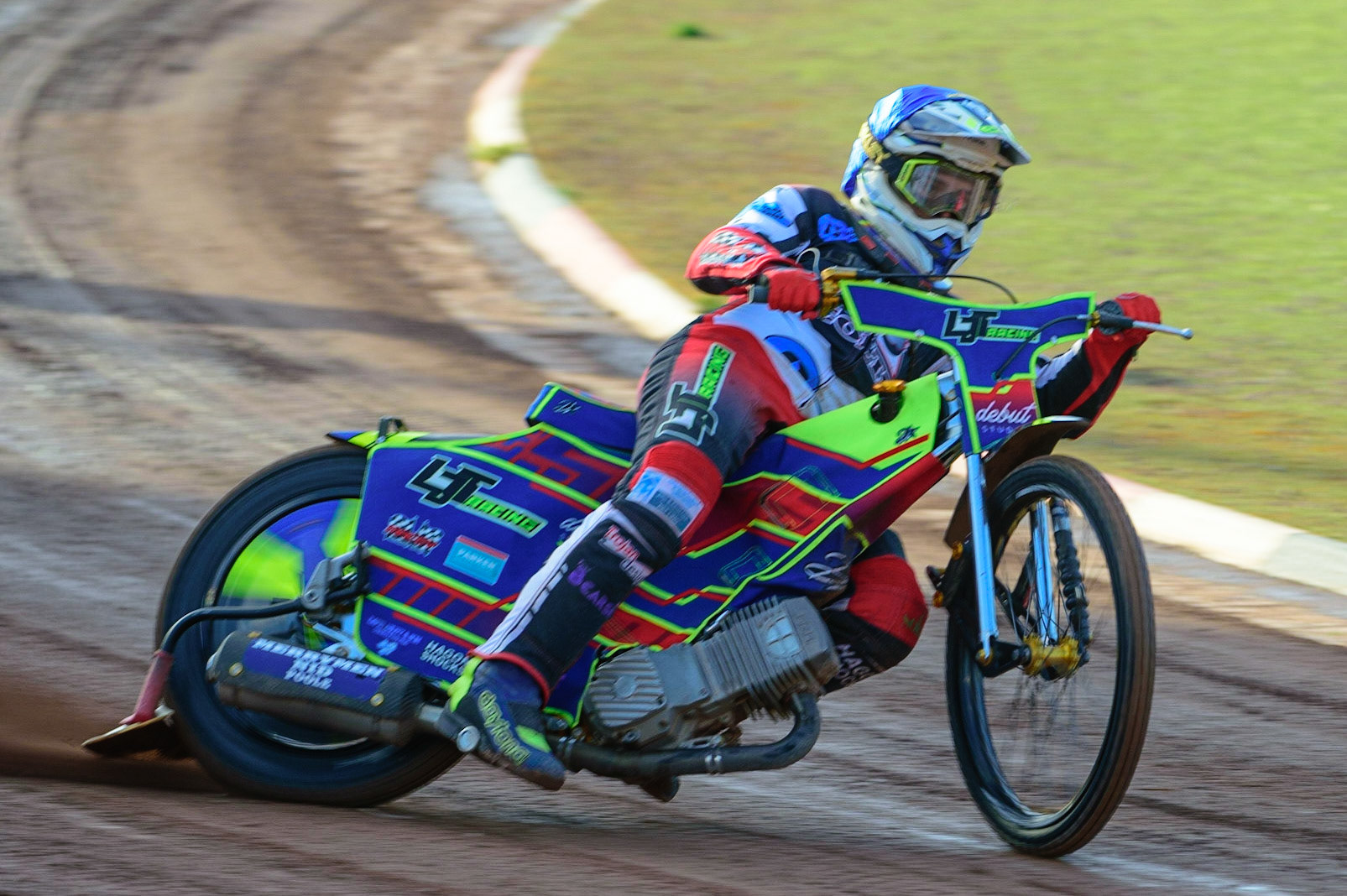 MANCHESTER, UK. MAY 27TH  Nathan Ablitt in action for Belle Vue Cool Running Colts during the National Development League match between Belle Vue Colts and Armadale Devils at the National Speedway Stadium, Manchester on Friday 27th May 2022. (Credit: Ian Charles | MI News)