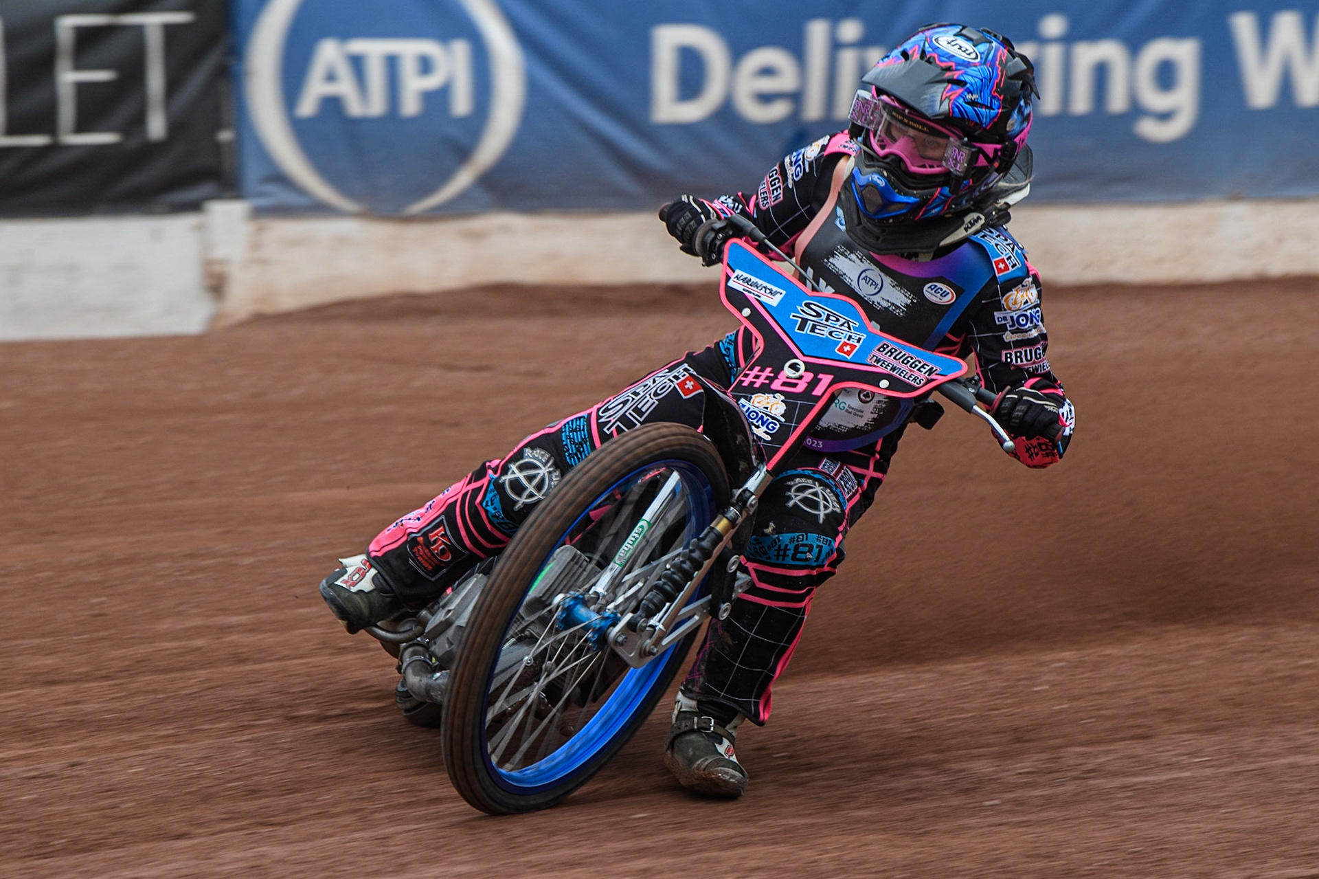 Nynke Sijbesma on track during the FIM Women's  Speedway Academy at the National Speedway Stadium, Manchester on Friday 4th August 2023. (Photo: Ian Charles | MI News)