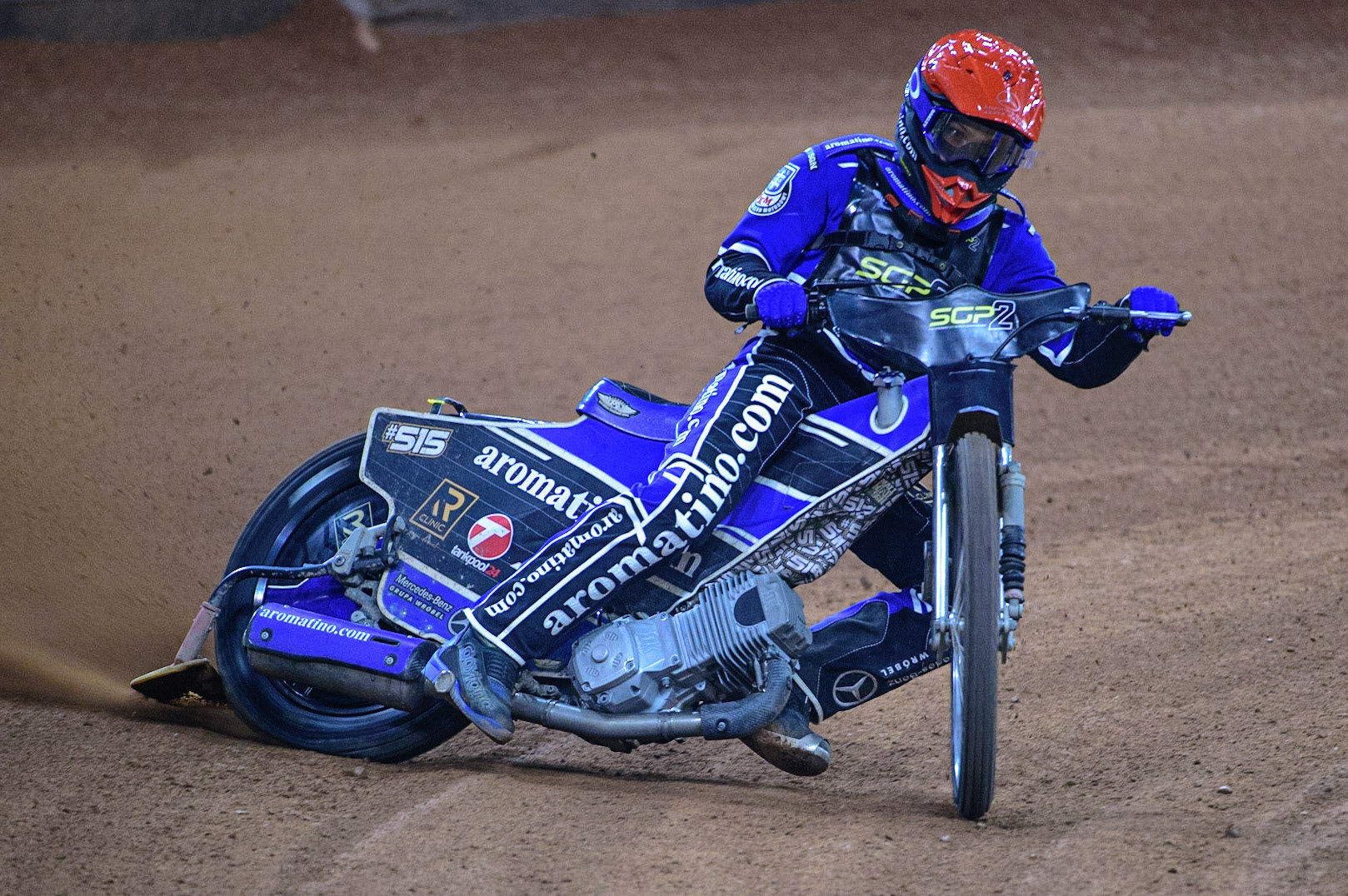 Jakub Miskowiak (Poland) in action  during the FIM  Speedway Grand Prix  2 of Great Britain at the Principality Stadium, Cardiff on Sunday 14th August 2022. (Credit: Ian Charles | MI News)