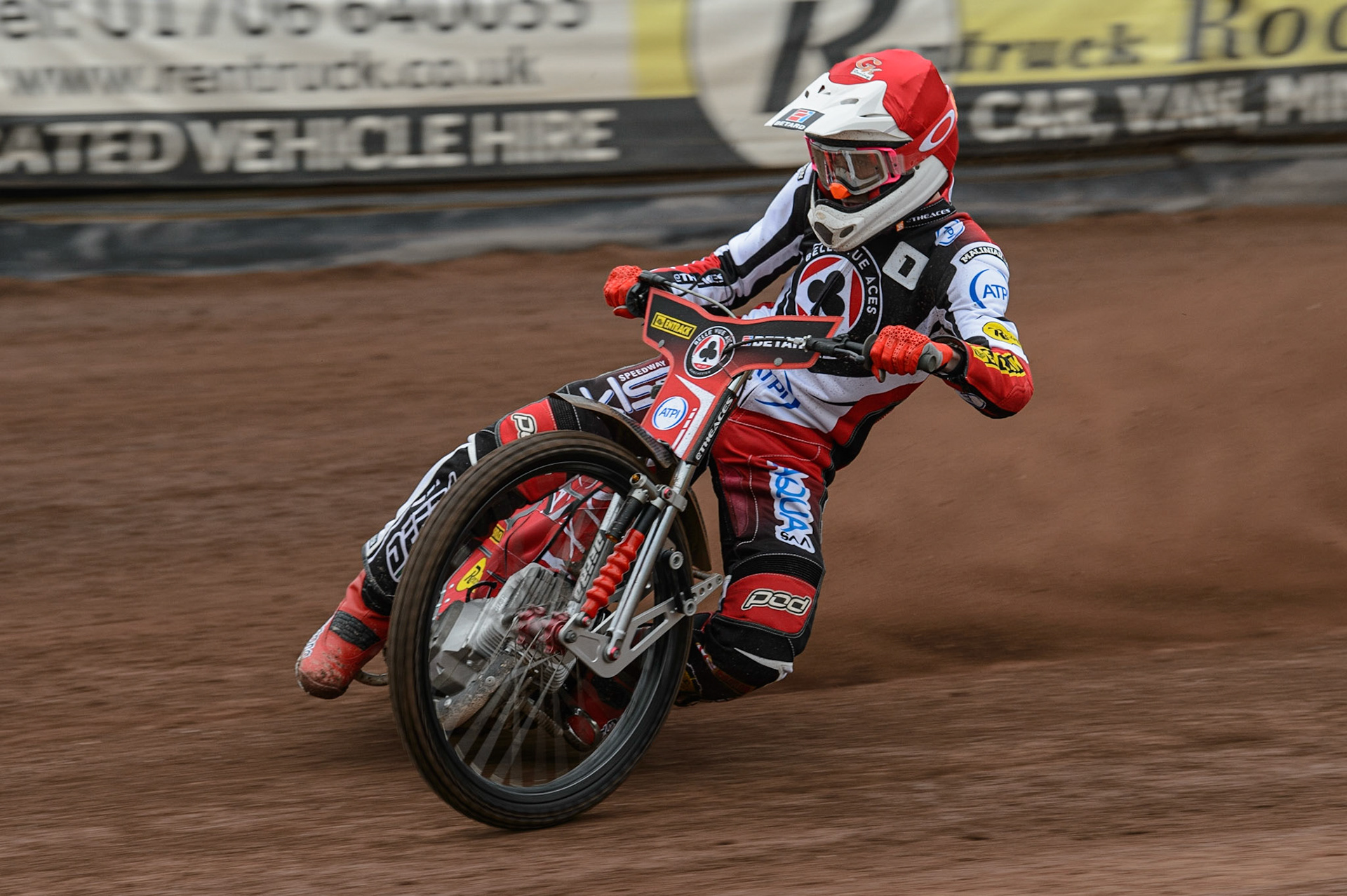 MANCHESTER, UK. MAY 2ND Max Fricke  in action  for Belle Vue ATPI Aces   during the SGB Premiership match between Belle Vue Aces and Peterborough at the National Speedway Stadium, Manchester on Monday 2nd May 2022. (Credit: Ian Charles | MI News)