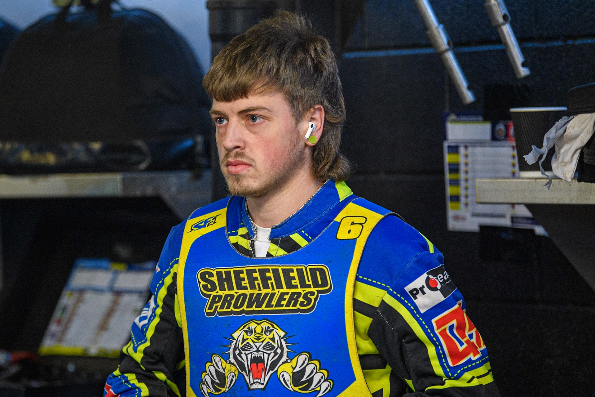 Sheffield Tiger Cubs' Kean Dicken during the WSRA National Development League match between Sheffield Tiger Cubs and Belle Vue Colts at Owlerton Stadium, Sheffield on Thursday 12th September 2024. (Photo: Ian Charles | MI News)