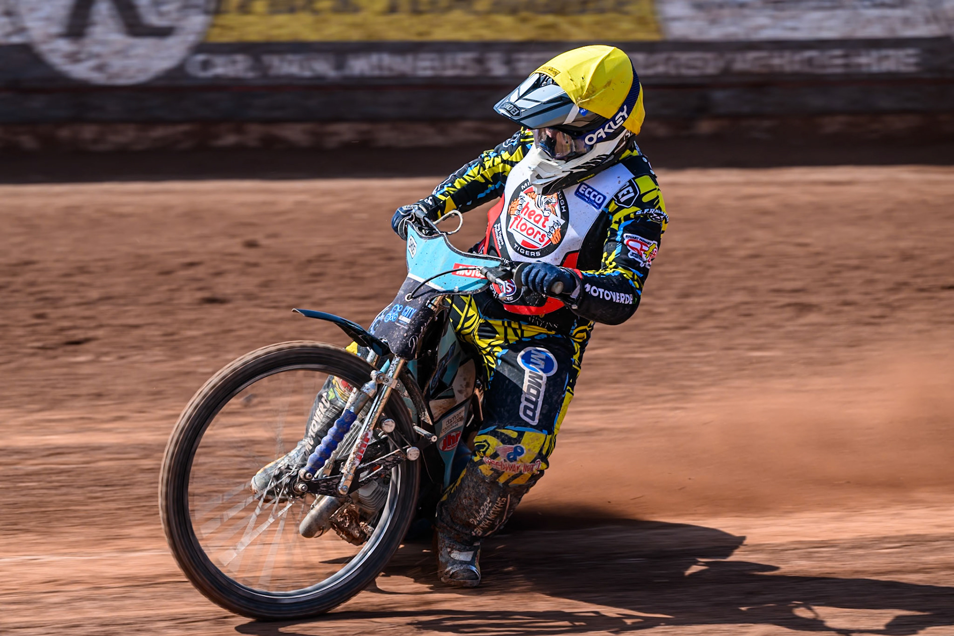 Jamie Halder of Middlesborough Tigers in action during the WSRA National Development League match between Belle Vue Colts and Middlesbrough Tigers at the National Speedway Stadium, Manchester on Sunday 10th August 2025. (Photo: Mark Fletcher | MI News)