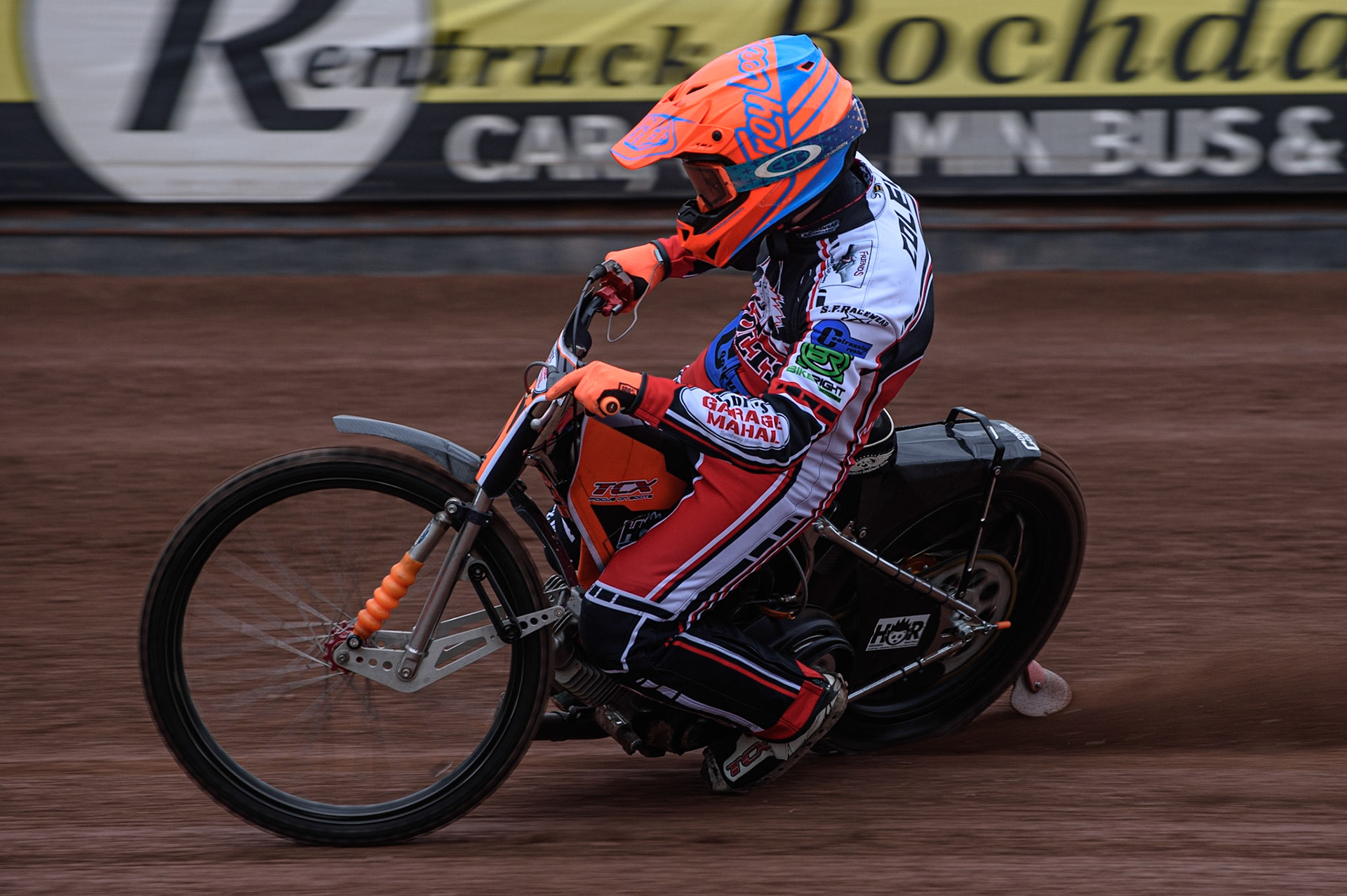 Photo: Ian CharlesConnor Coles in actionBelle Vue Press &amp; Practice Day, National Speedway Stadium, Manchester Thursday  13  May  2021
