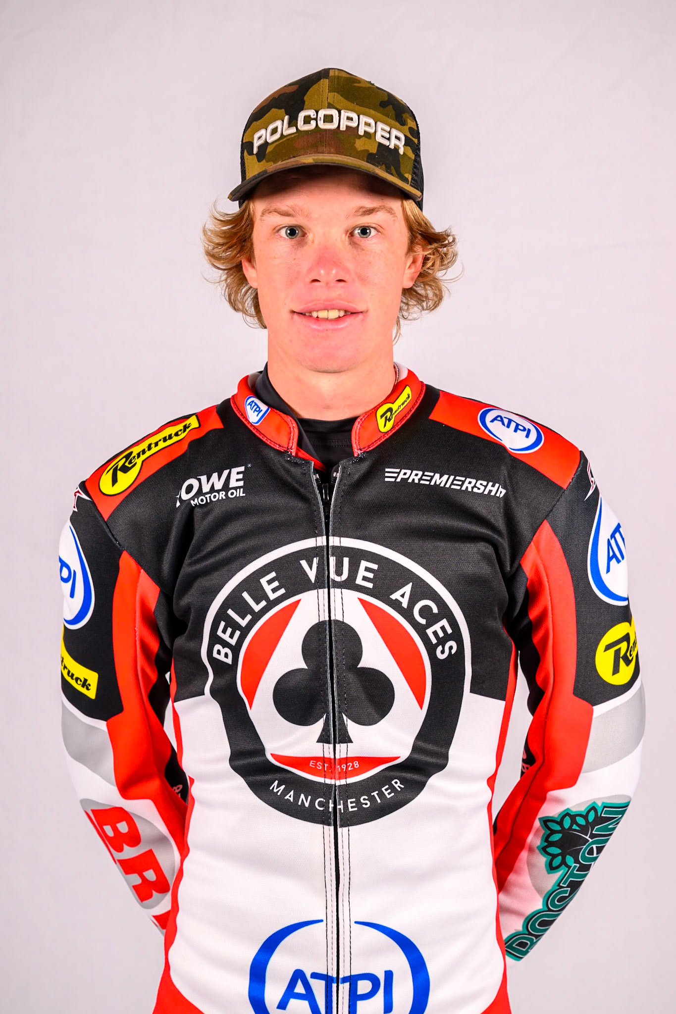 Tate Zischke of Belle Vue Aces during the Belle Vue Aces Media Day at the National Speedway Stadium, Manchester on Wednesday 11th March 2026. (Photo: Ian Charles | MI News)