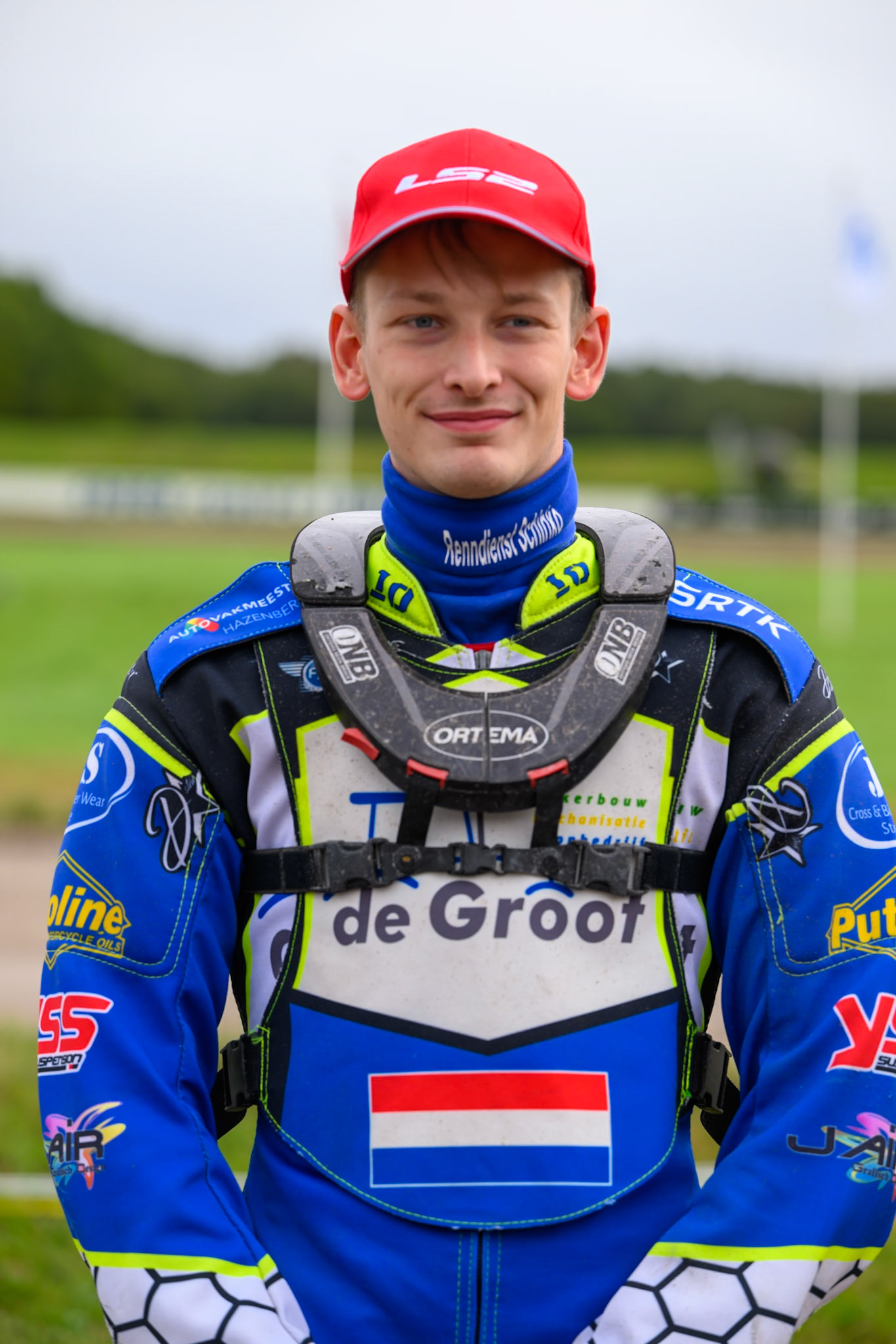William Kruit (19) of The Netherlands during the FIM Long Track World Championship Final 4, at the Speed Centre Roden, Netherlands on Sunday 21st September 2025. (Photo: Ian Charles | MI News)during the FIM Long Track World Championship Final 4, at the Speed Centre, Roden on Sunday 21st September 2025. (Photo: Ian Charles | MI News)