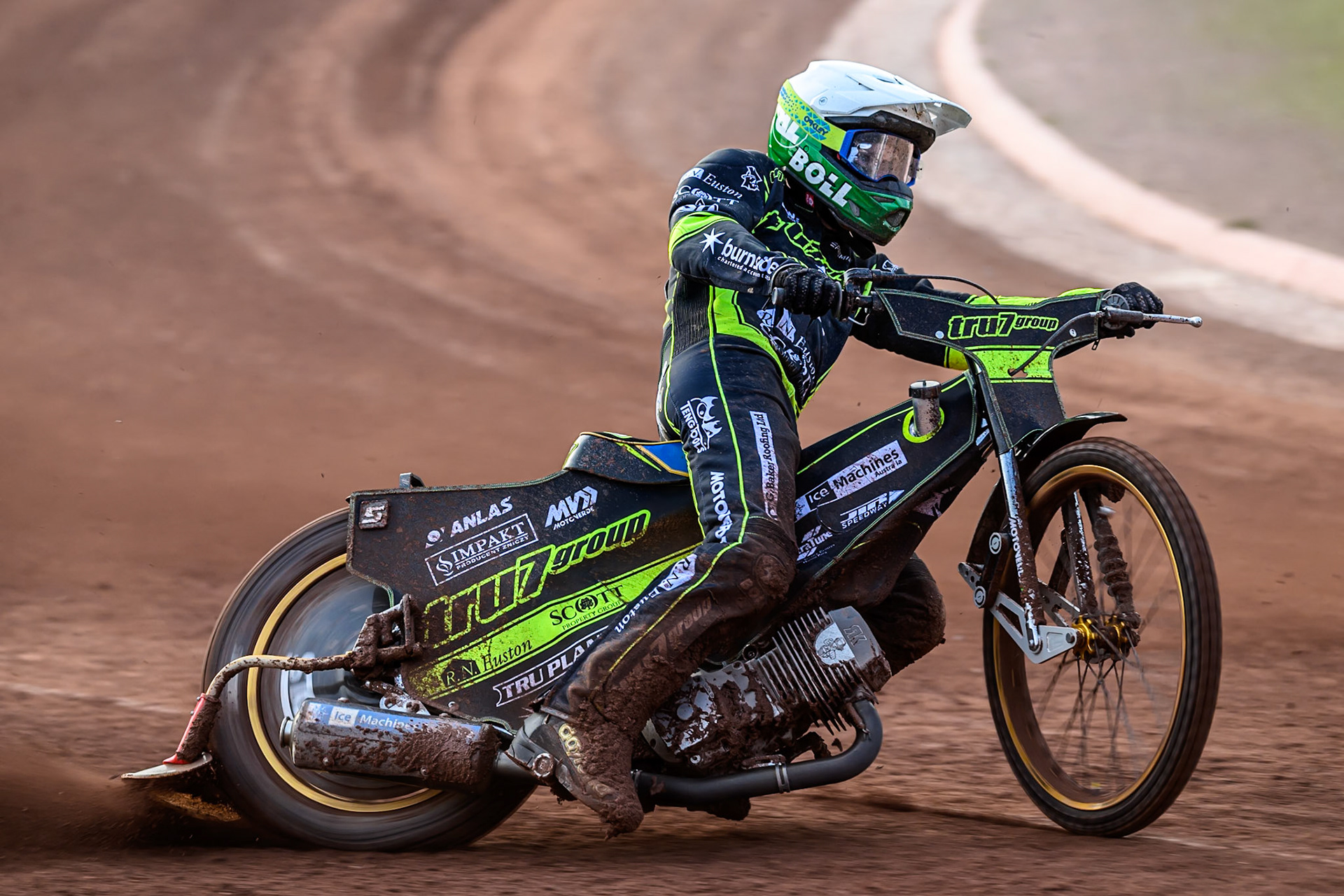 Ipswich Witches' Jason Doyle  in action during the Rowe Motor Oil Premiership match between Belle Vue Aces and Ipswich Witches at the National Speedway Stadium, Manchester on Monday 30th June 2025. (Photo: Ian Charles | MI News)