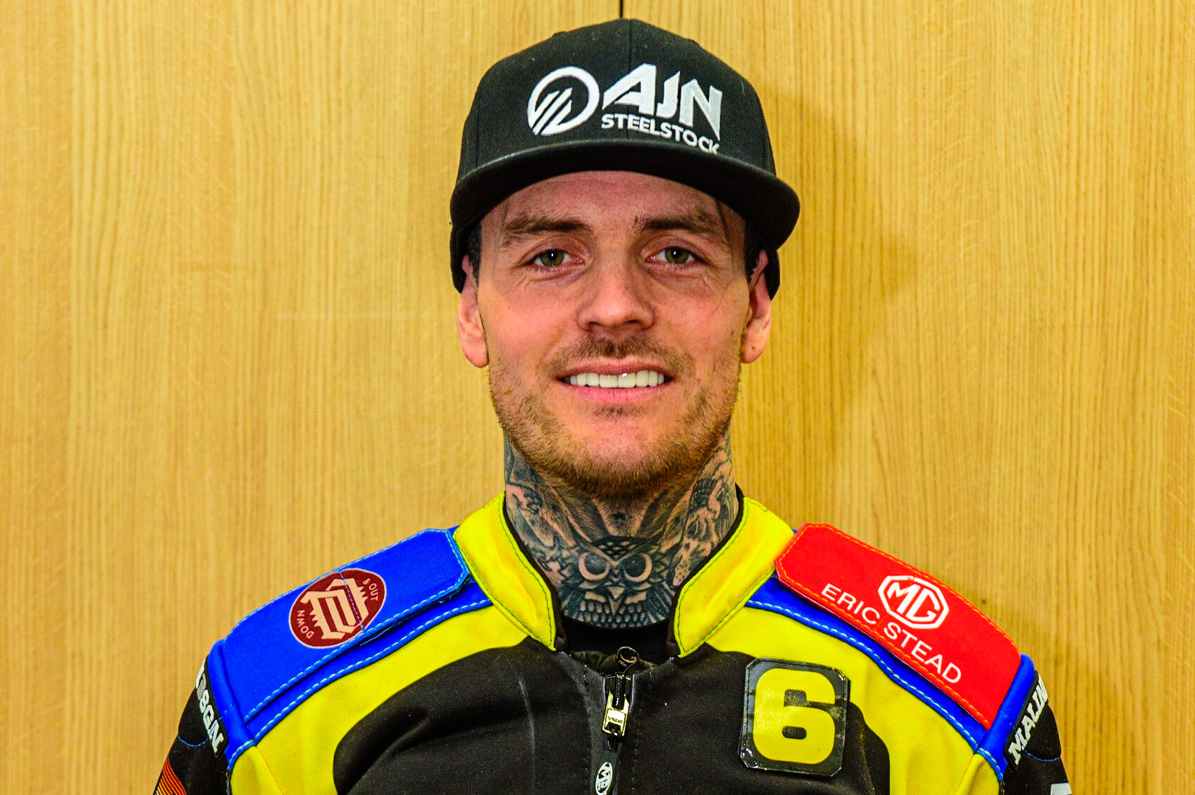 Lewis Kerr - Sheffield ‘TruPlant’ Tigers  during the SGB Premiership match between Belle Vue Aces and Sheffield Tigers at the National Speedway Stadium, Manchester on Monday 27th March 2023. (Photo: Ian Charles | MI News)
