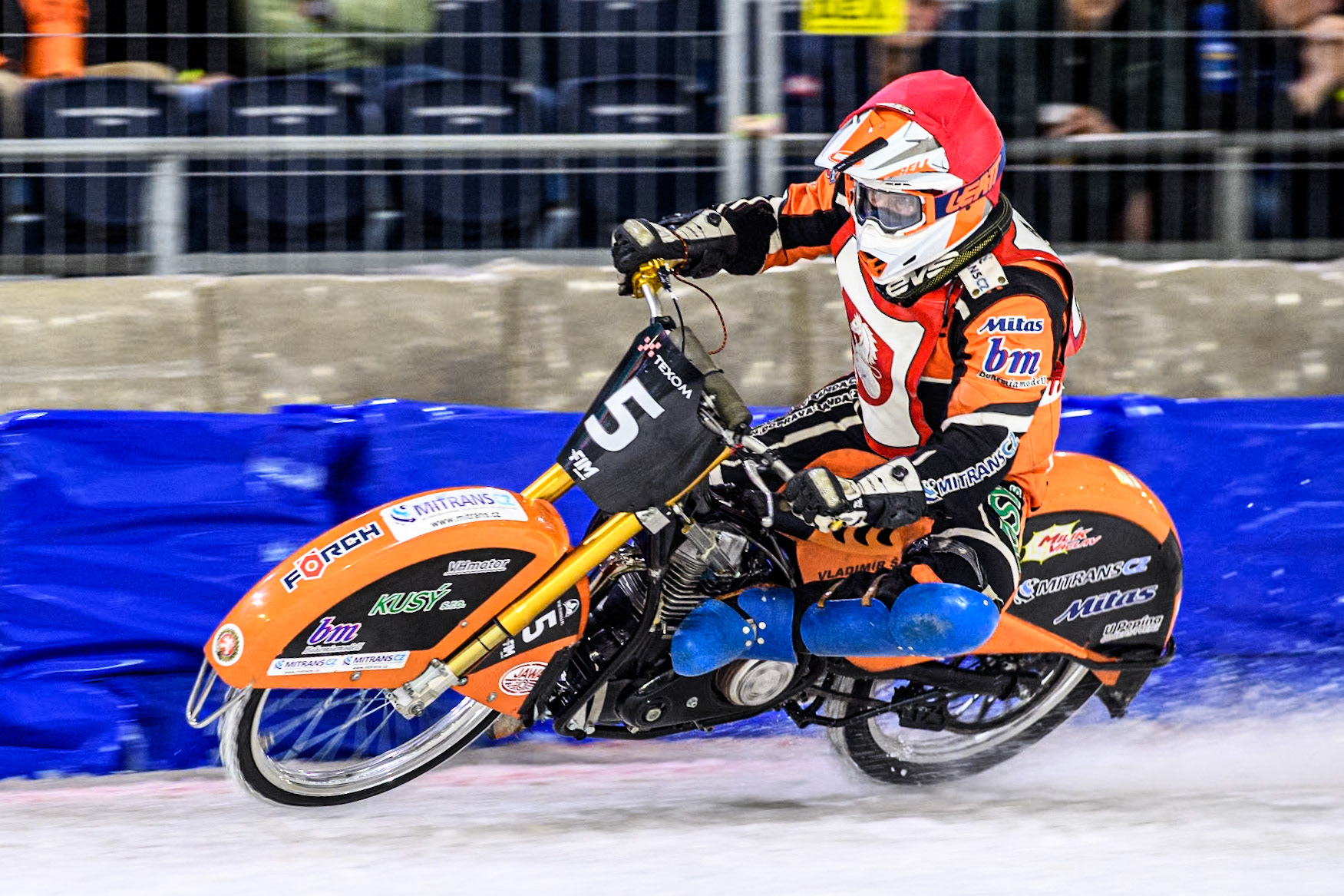 Lukáš Hutla of The Czech Republic in action during the Roelof Thijs Bokaal at Ice Rink Thialf, Heerenveen, The Netherlands on Friday 5th April 2024. (Photo: Ian Charles | MI News)