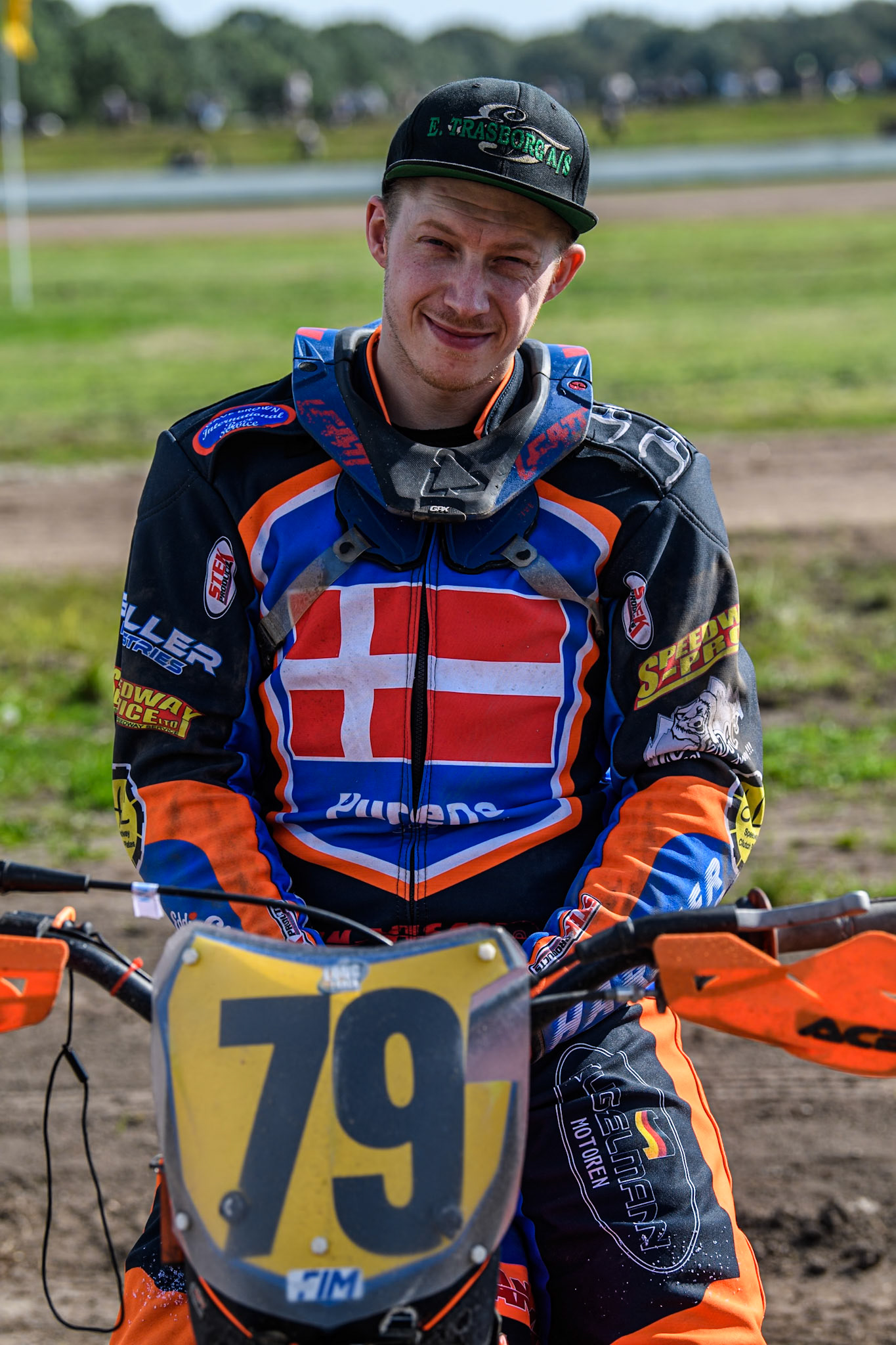 Jacob Bukhave (79) of Denmark during the FIM Long Track World Championship Final 5 at the Speed Centre Roden, Roden, Netherlands on Sunday 22nd September 2024. (Photo: Ian Charles | MI News)