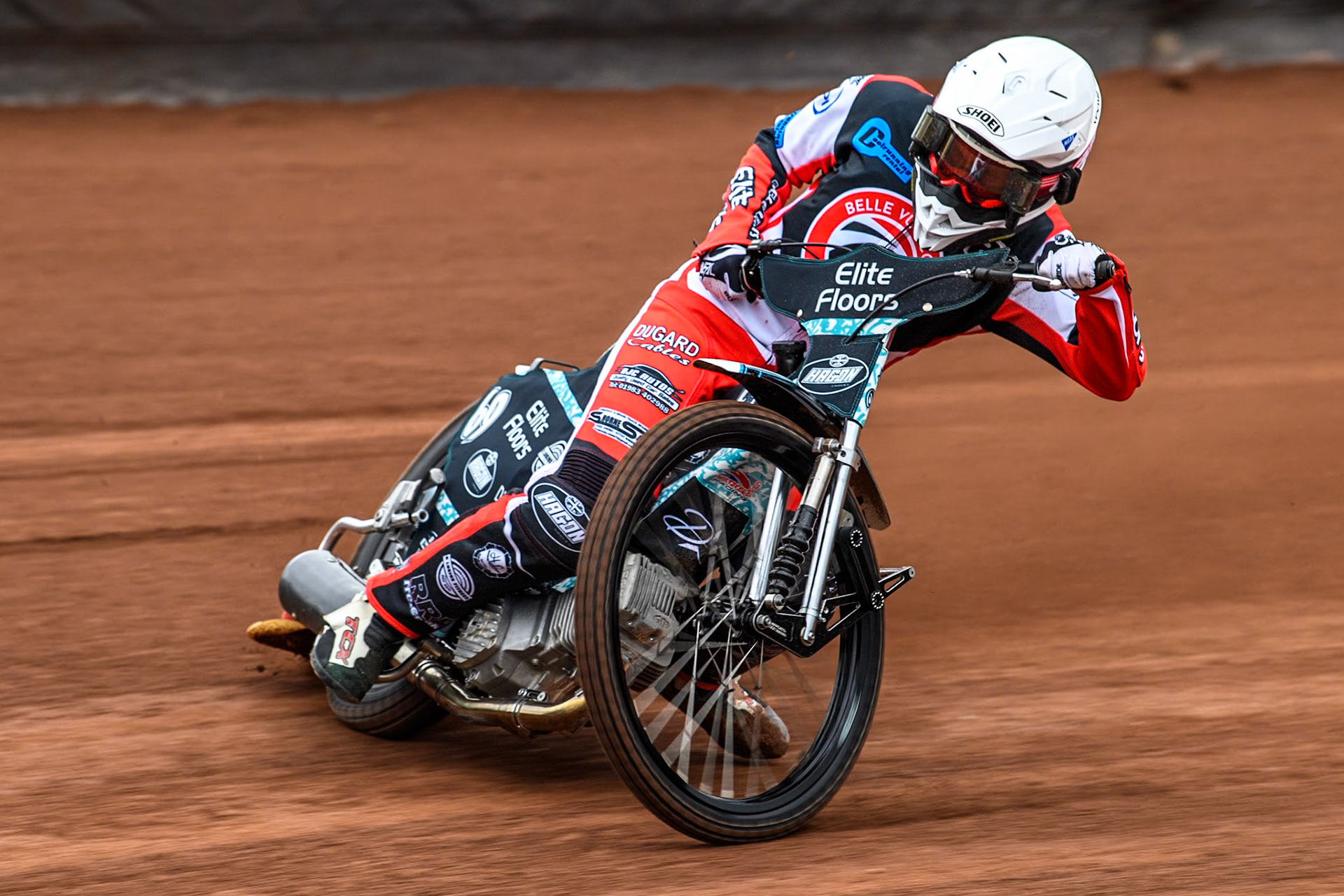 Belle Vue Colts' rider Chad Wirtzfeld  in action during the Belle Vue Aces Media Day at the National Speedway Stadium, Manchester on Monday 11th March 2024. (Photo: Ian Charles | MI News)