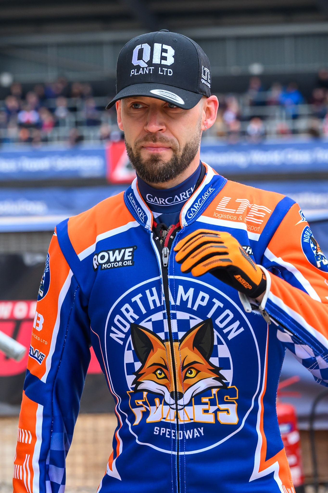 Nicolai Klindt of Northampton Foxes during the Rowe Motor Oil Premiership match between Belle Vue Aces and Northampton Foxes at the National Speedway Stadium, Manchester on Monday 4th May 2026. (Photo: Ian Charles | MI News)
