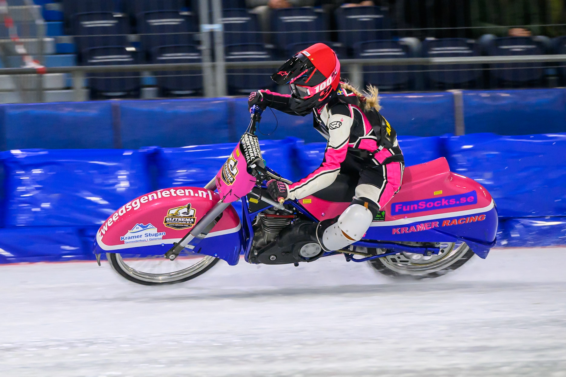 Amber Kramer of The Netherlands in action during the ROELOF THIJS BOKAAL at Ice Rink Thialf, Heerenveen on Friday 10th April 2026.  (Photo: Ian Charles | MI News)