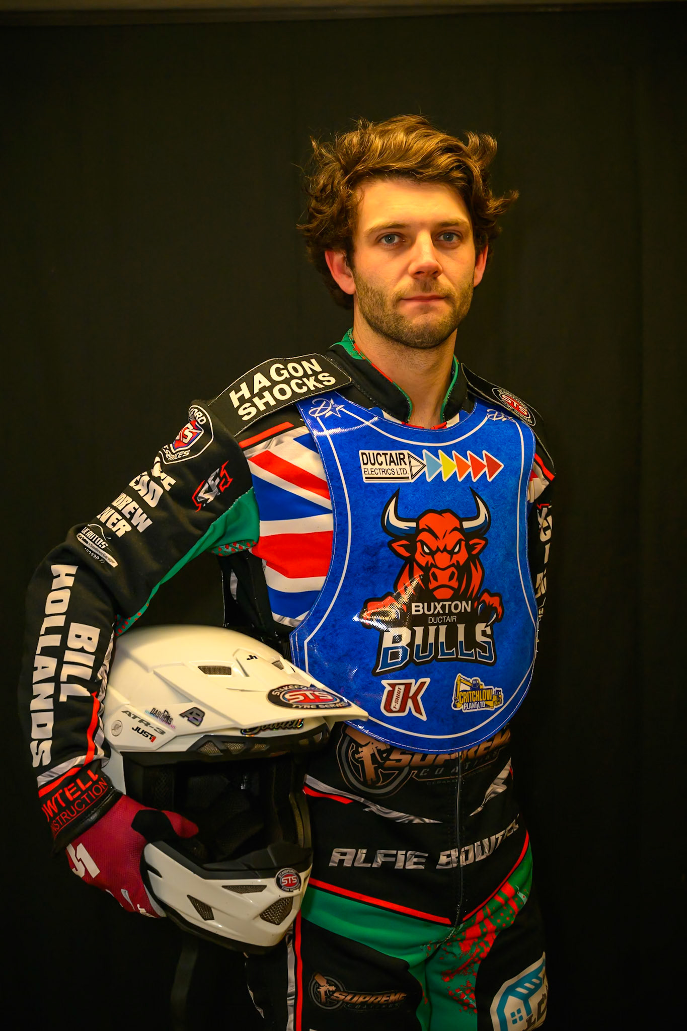 Alfie Bowtell during Buxton Bulls Press and Practice at Hi-Edge Speedway, Buxton on Monday 30th March 2026. (Photo: Ian Charles | MI News)