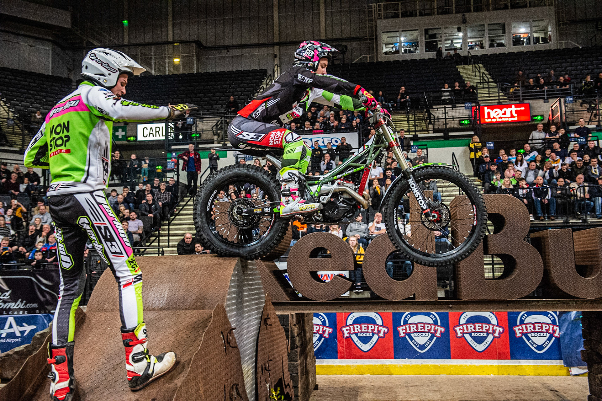 SHEFFIELD, ENGLAND  - DECEMBER 28TH  Jamie Busto, Spain (Vertigo) on Section 4  during the 25th Anniversary Sheffield Indoor Trial at the FlyDSA Arena, Sheffield on Saturday 28th December 2019. (Credit: Ian Charles | MI News)