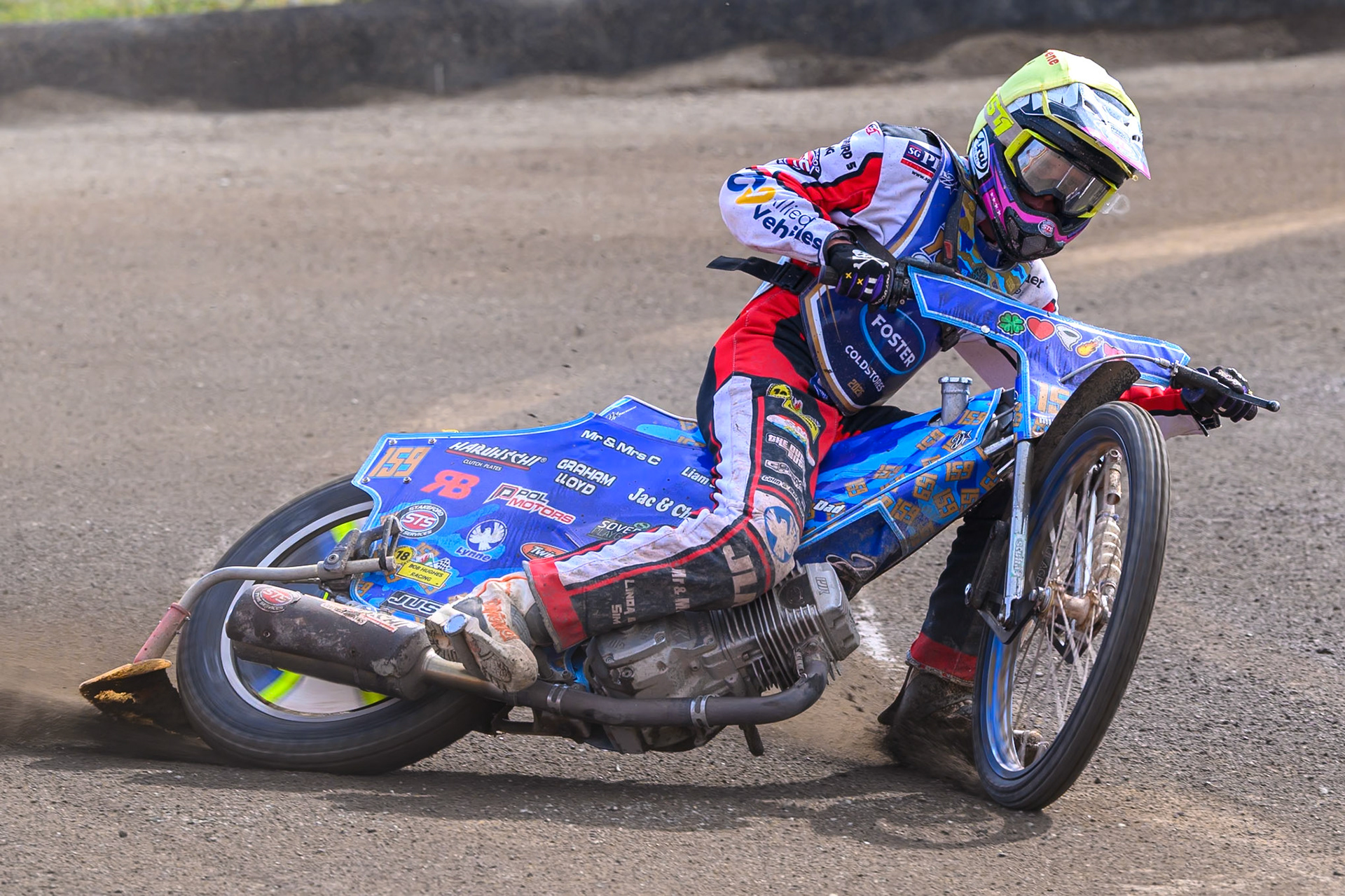 Stene Pijper, Guest Rider for Kings Lynn Young Stars  in action during the WSRA National Development League match between Buxton Bulls and King's Lynn Young Stars at Hi-Edge Speedway, Buxton on Sunday 9th August 2026. (Photo: Ian Charles | MI News)