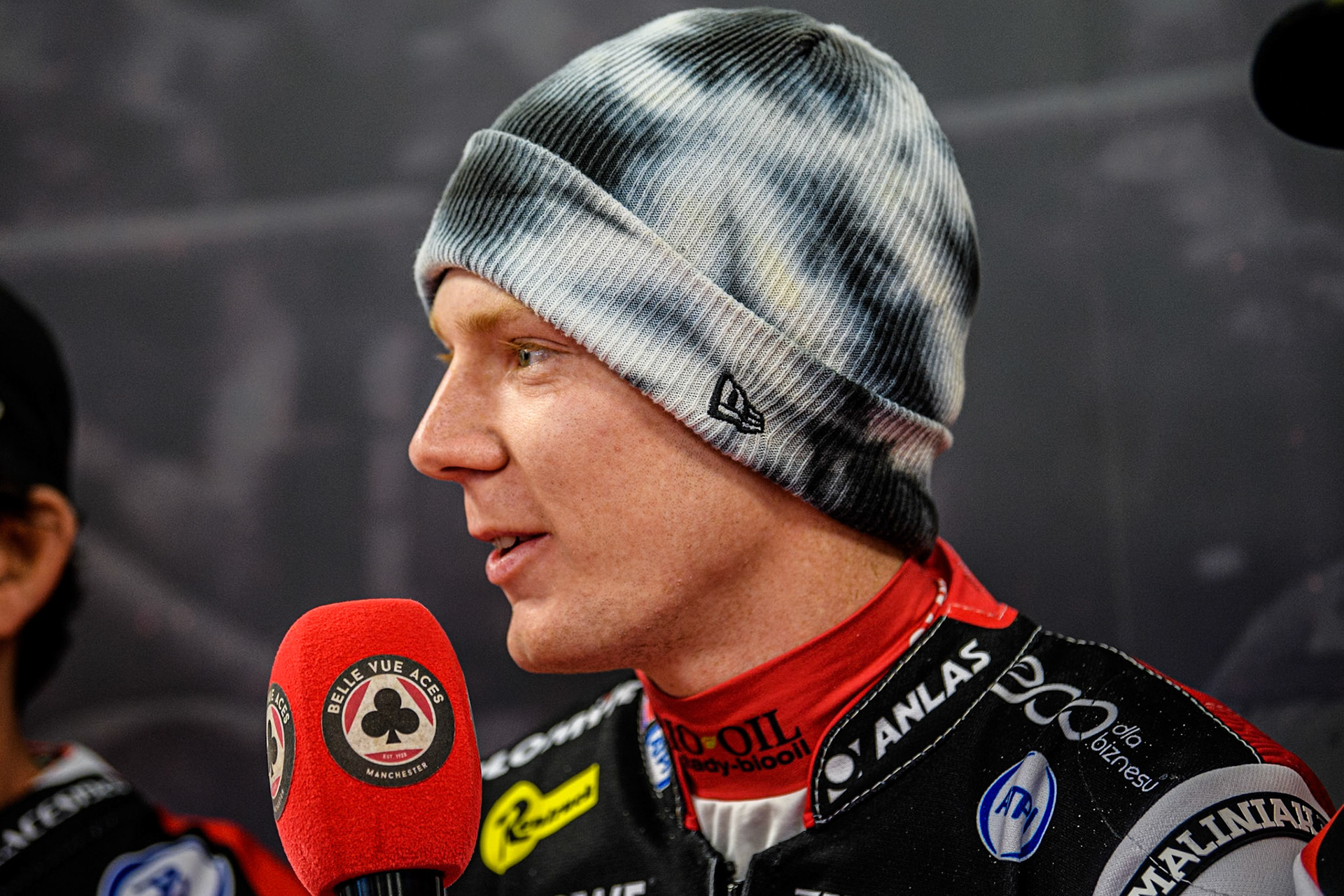 Dan Bewley during the Belle Vue Aces Media Day at the National Speedway Stadium, Manchester on Wednesday 12th March 2025. (Photo: Ian Charles | MI News)