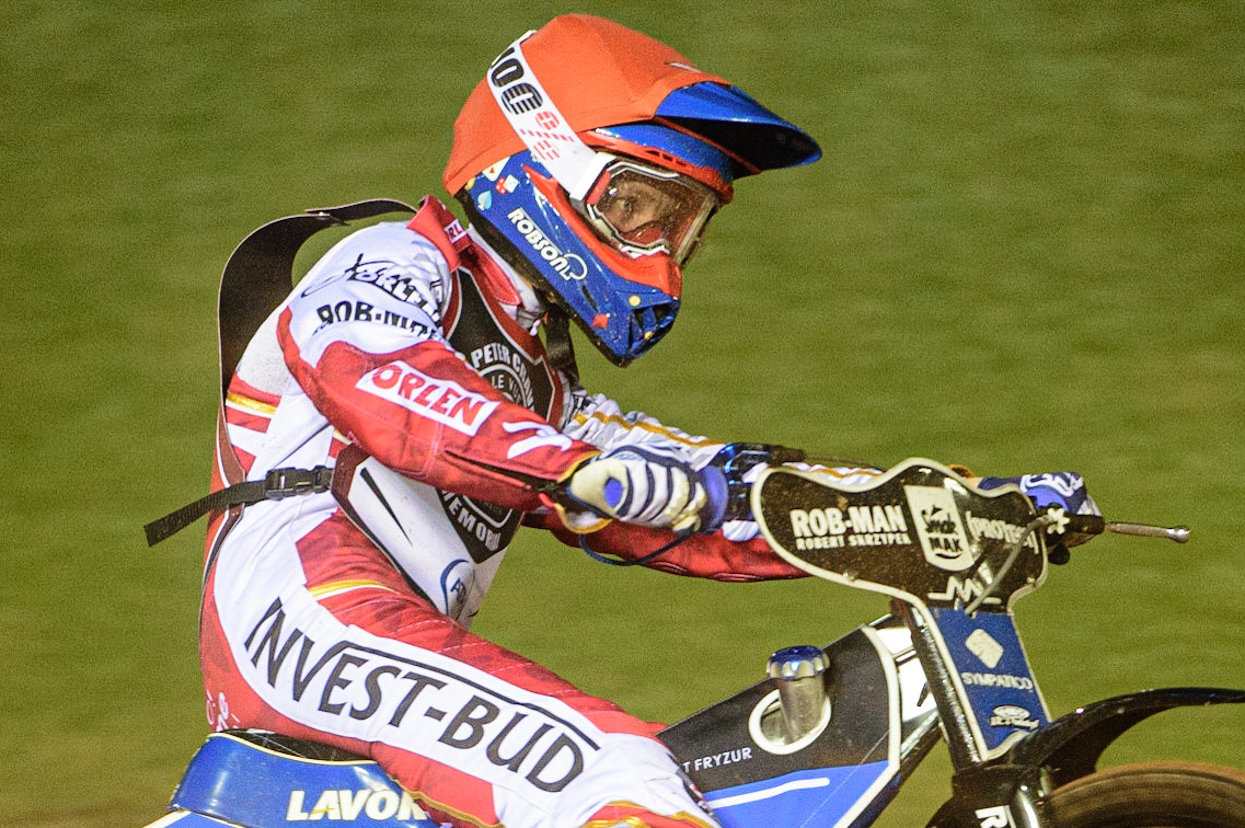 MANCHESTER, UK. MAR 21ST. Tobiasz Musielak in action  during the ATPI Peter Craven Memorial Trophy at the National Speedway Stadium, Manchester on Monday 21st March 2022. (Credit: Ian Charles | MI News)