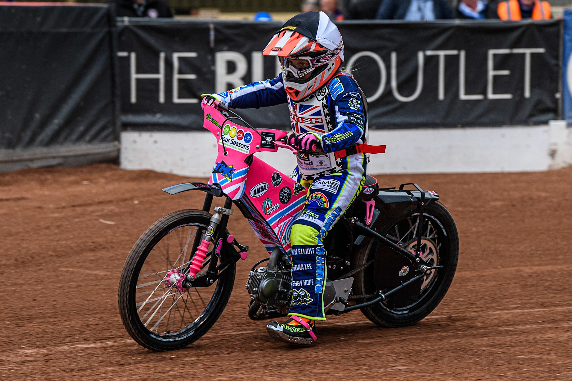 Chloe Davis  in action  during the British Youth Championships at the National Speedway Stadium, Manchester on Friday 12th May 2023. (Photo: Ian Charles | MI News)