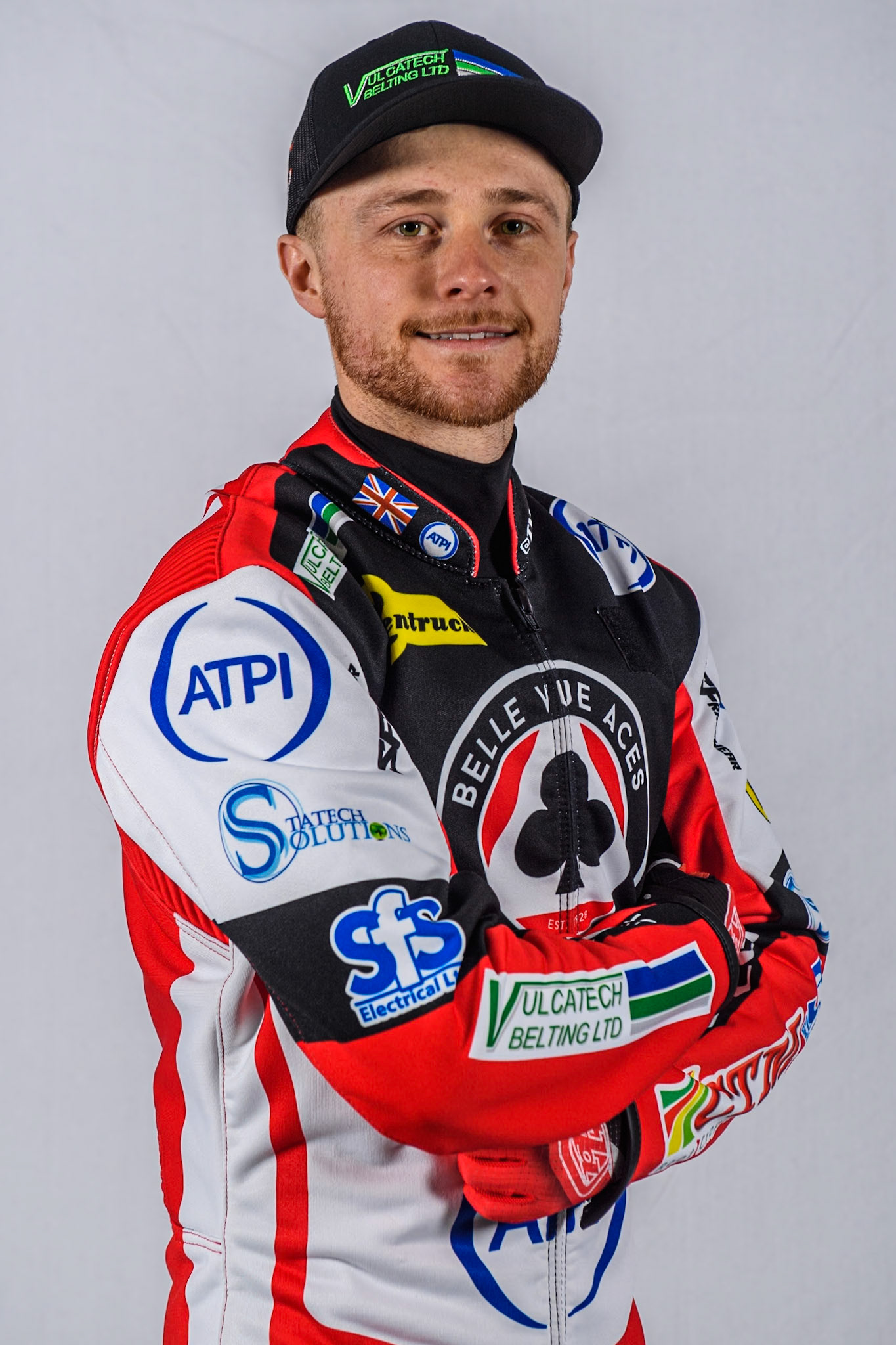 Belle Vue Aces' rider Connor Mountain during the Belle Vue Aces Media Day at the National Speedway Stadium, Manchester on Monday 11th March 2024. (Photo: Ian Charles | MI News)