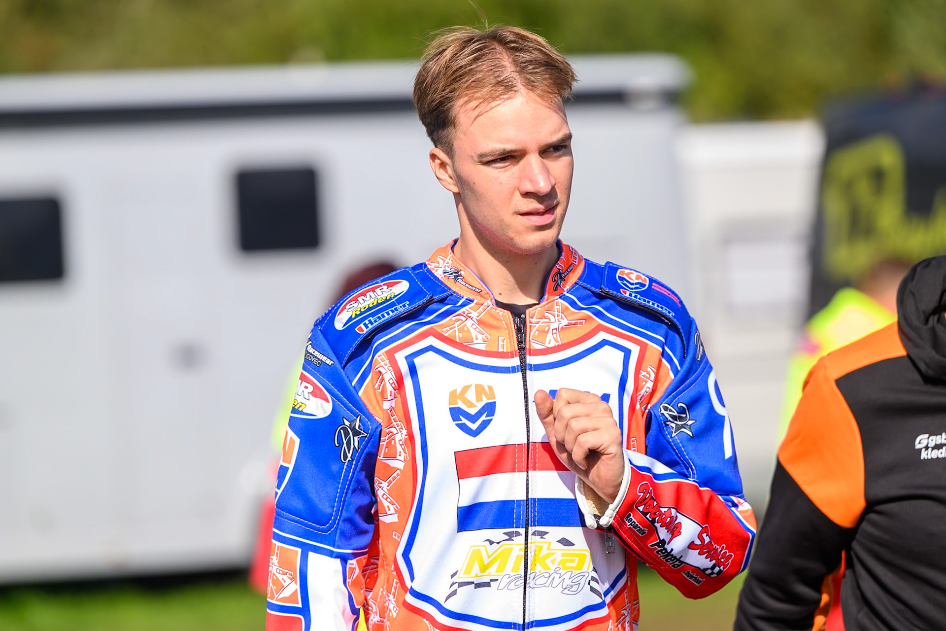 Mika Meijer (13) of Netherlands during the FIM Long Track of Nations 2026 at the Speed Centre Roden in the Netherlands on Sunday 20th September 2026. (Photo: Ian Charles | MI News)