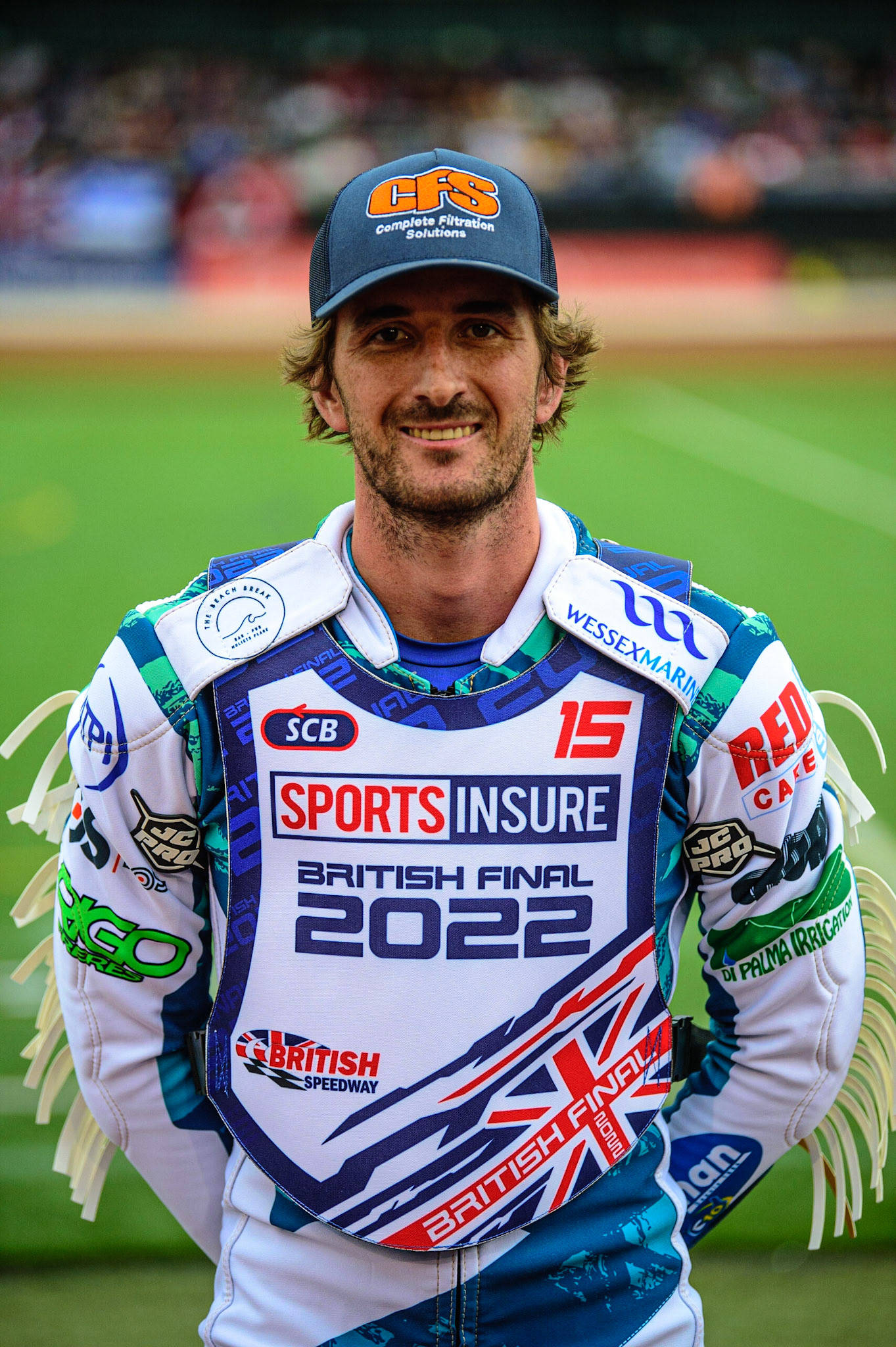Adam Ellis  during the Sports Insure British Speedway Championship Final at the National Speedway Stadium, Bellevue, Manchester, England on Monday 1st August 2022. (Photo by: Ian Charles | MI News)