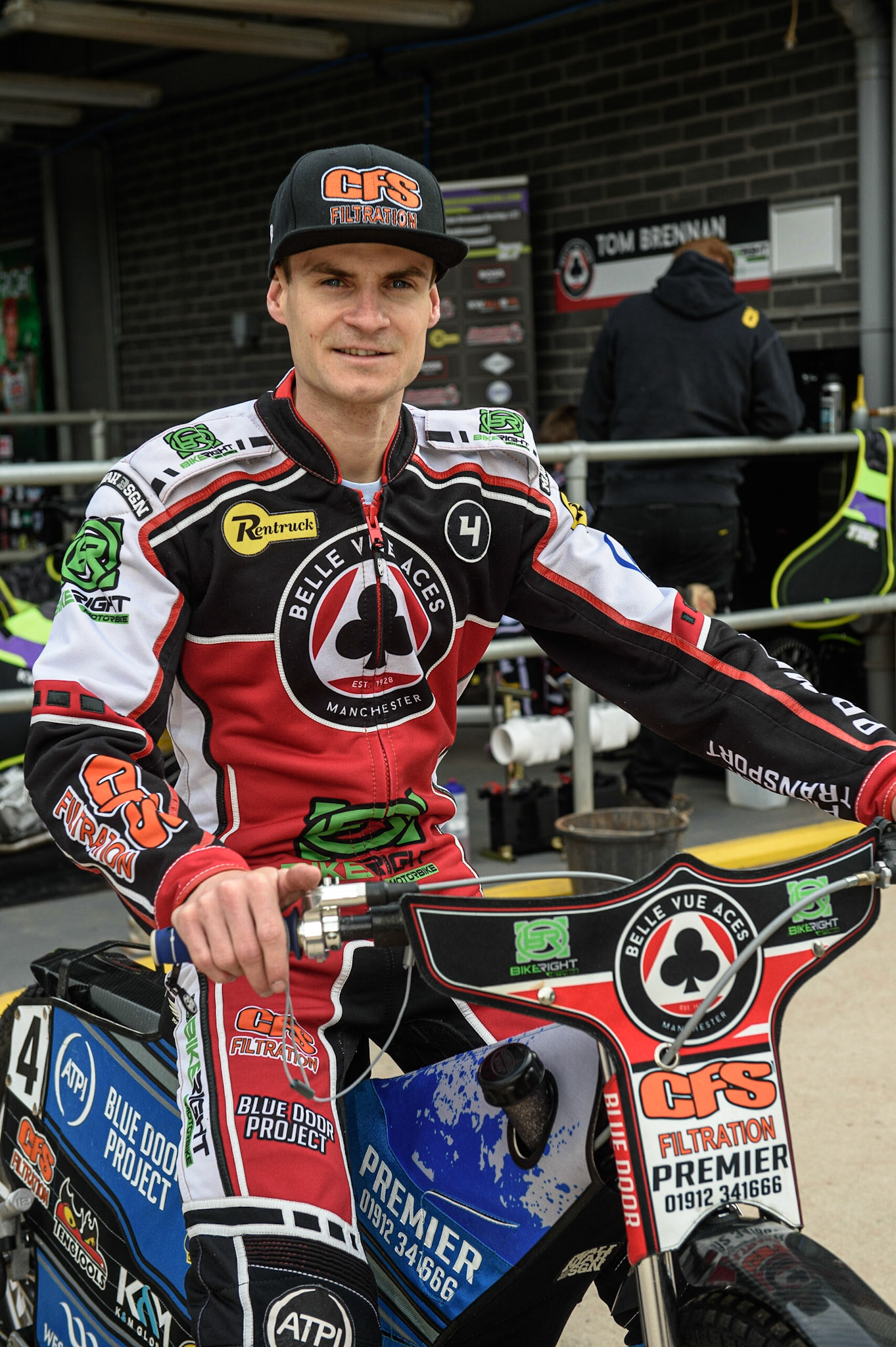 Photo: Ian CharlesSteve Worrall - Belle Vue AcesBelle Vue Press &amp; Practice, , National Speedway Stadium, Manchester Thursday  13  May  2021