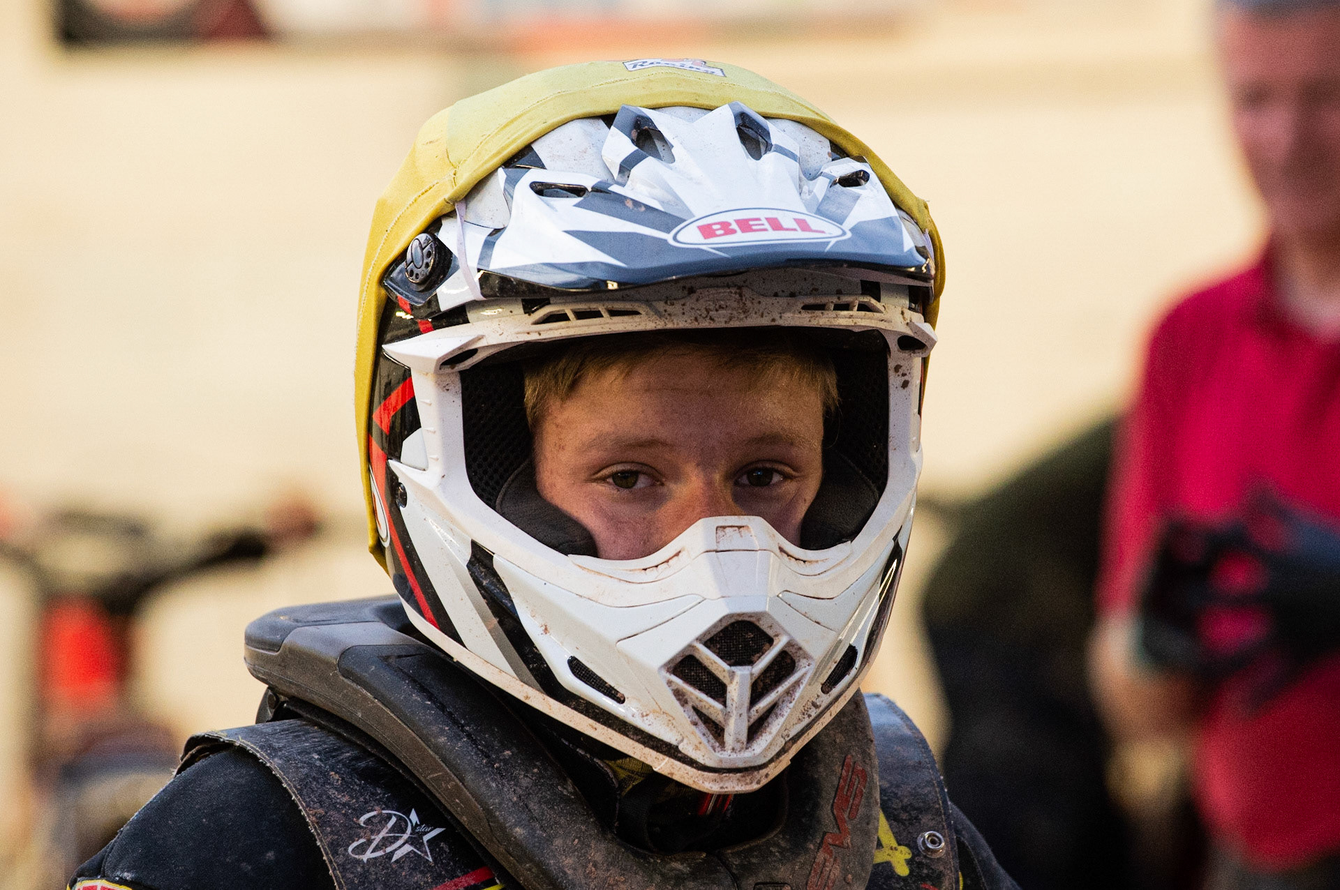 Photo: Ian Charles

Dan Thomson waits to go out

Belle Vue Colts v Leicester Cubs, SGB National League, Belle Vue National Speedway Stadium, Manchester, Thursday 8  August  2019