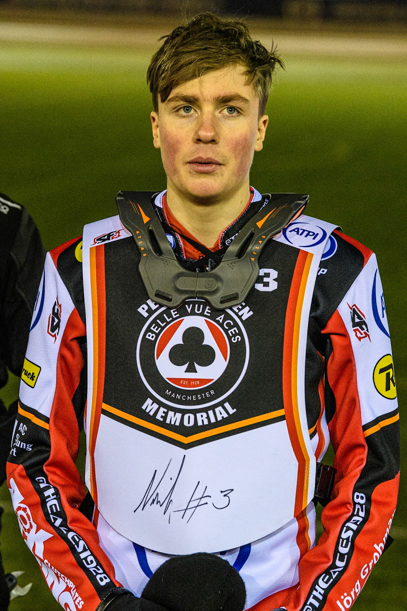 Norick Blodorn during the Peter Craven Memorial Trophy at the National Speedway Stadium, Manchester on Monday 17th March 2025. (Photo: Ian Charles | MI News)