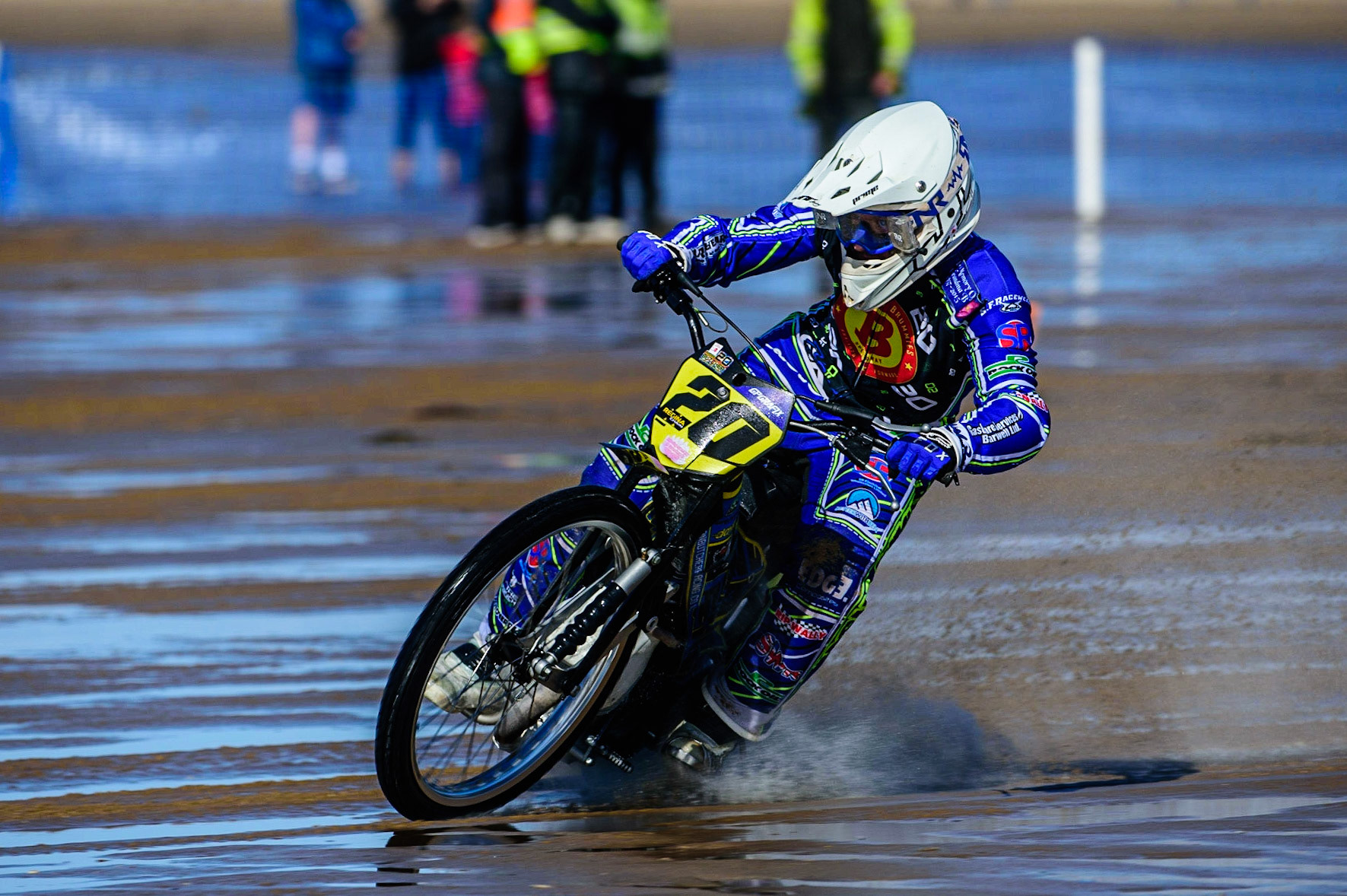Aaron Butcher (20) during the Fylde ACU British Sand Racing Masters Championship on  Sunday 2nd October 2022. (Credit: Ian Charles | MI News)