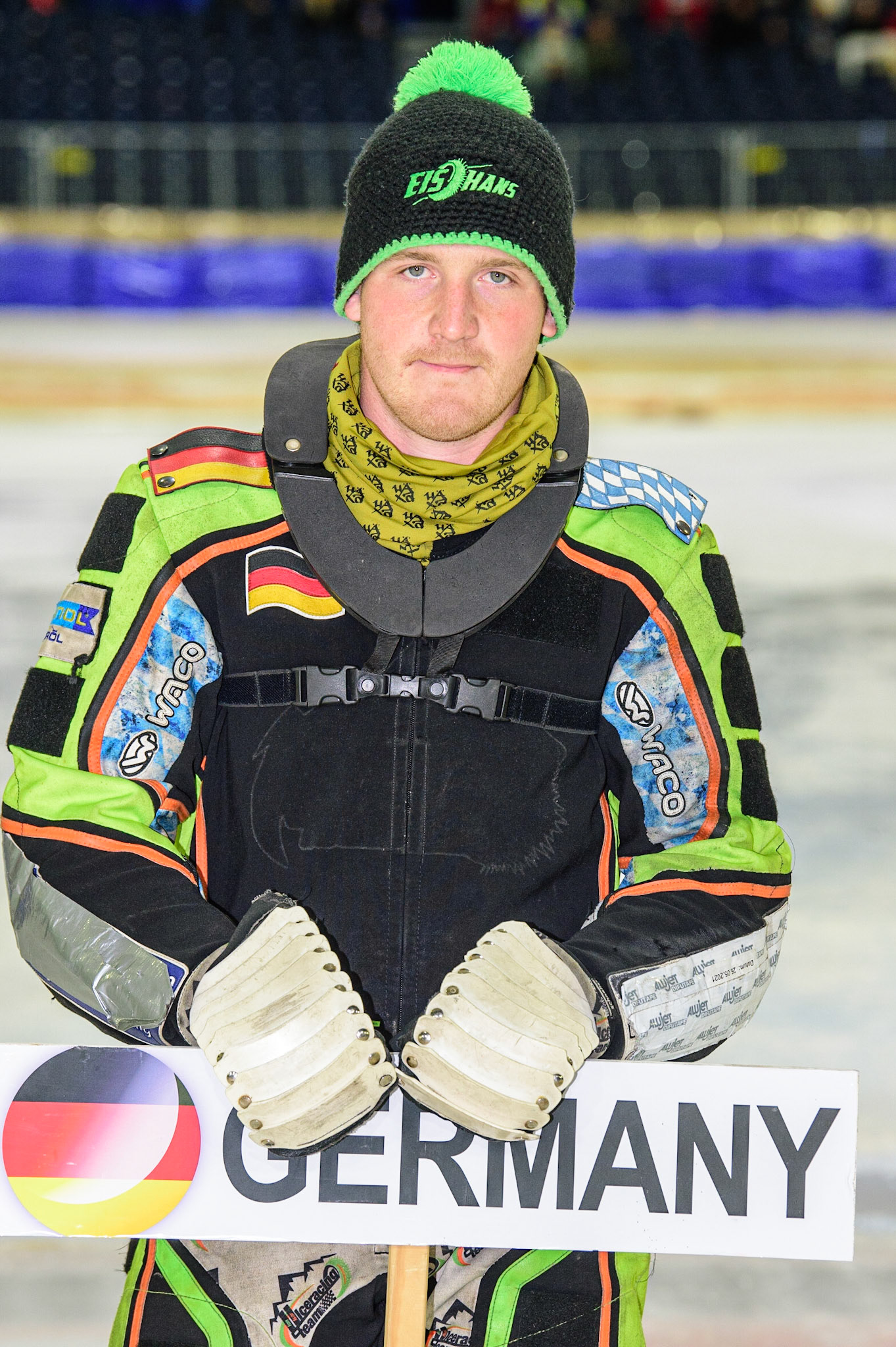 HEERENVEEN, NL. APR 1. Benedikt Monn (Germany )  during the ROLOEF THIJS BOKAAL  at Ice Rink Thialf, Heerenveen on Friday 1st April 2022. (Credit: Ian Charles | MI News)