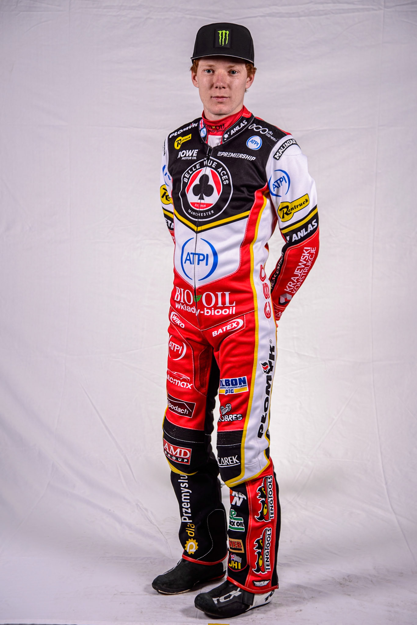 Dan Bewley - Belle Vue Aces during the Belle Vue Aces Media Day at the National Speedway Stadium, Manchester on Wednesday 12th March 2025. (Photo: Ian Charles | MI News)