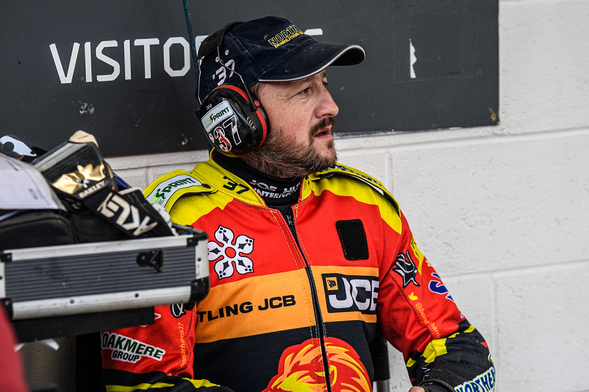 Chris Harris - Leicester Watling JCB Lions during the Sports Insure Premiership match between Belle Vue Aces and Leicester Lions at the National Speedway Stadium, Manchester on Monday 28th August 2023. (Photo: Ian Charles | MI News)