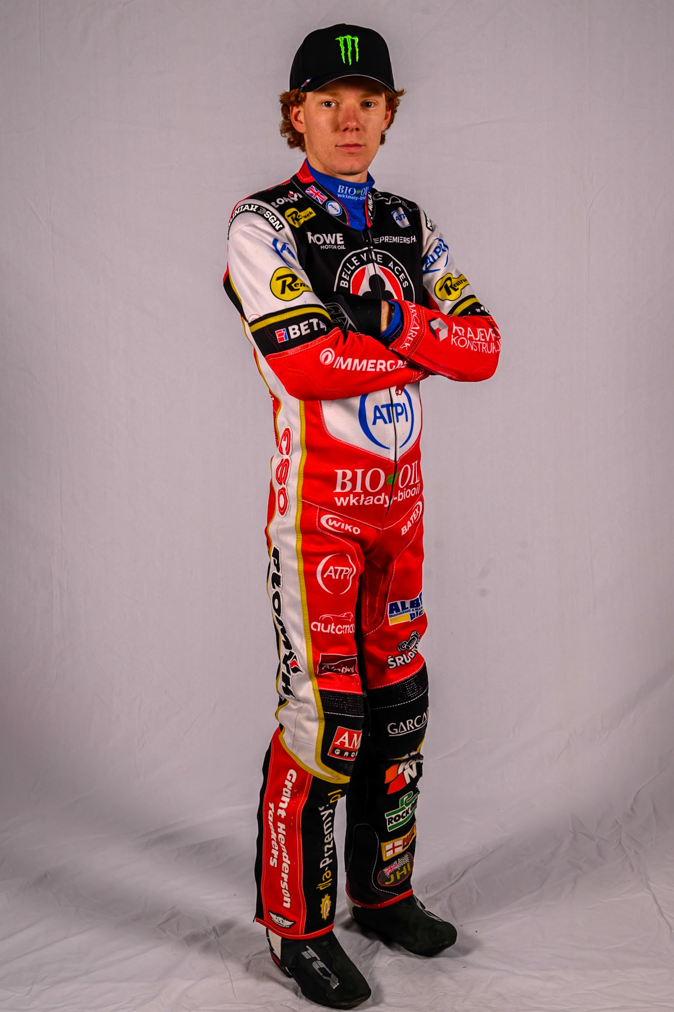 Dan Bewley of Belle Vue Aces during the Belle Vue Aces Media Day at the National Speedway Stadium, Manchester on Wednesday 11th March 2026. (Photo: Ian Charles | MI News)