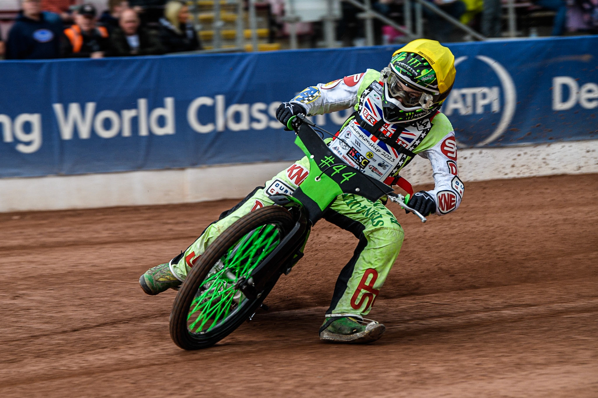 Charlie Southwick in action  during the British Youth Championships at the National Speedway Stadium, Manchester on Friday 12th May 2023. (Photo: Ian Charles | MI News)