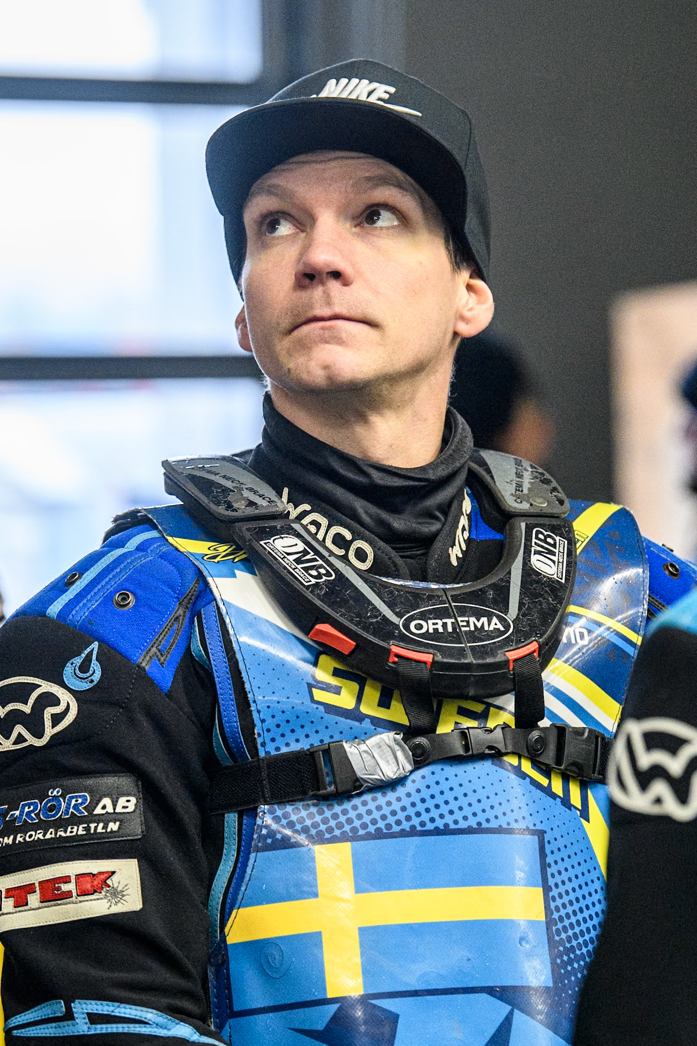 Niclas Svensson (192) of Sweden during practice for the Ice Speedway Gladiators World Championship Finals 1 &amp; 2 at Max-Aicher-Arena, Inzell on Friday 14th March 2025. (Photo: Ian Charles | MI News)