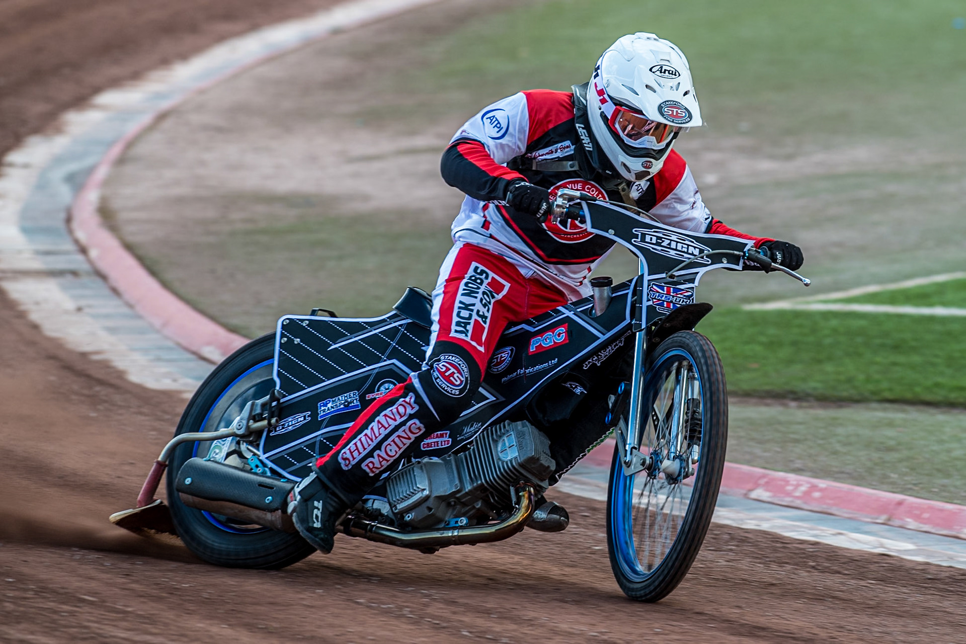 Jack Shimelt in action during the Belle Vue Aces Media Day at the National Speedway Stadium, Manchester on Wednesday 12th March 2025. (Photo: Ian Charles | MI News)