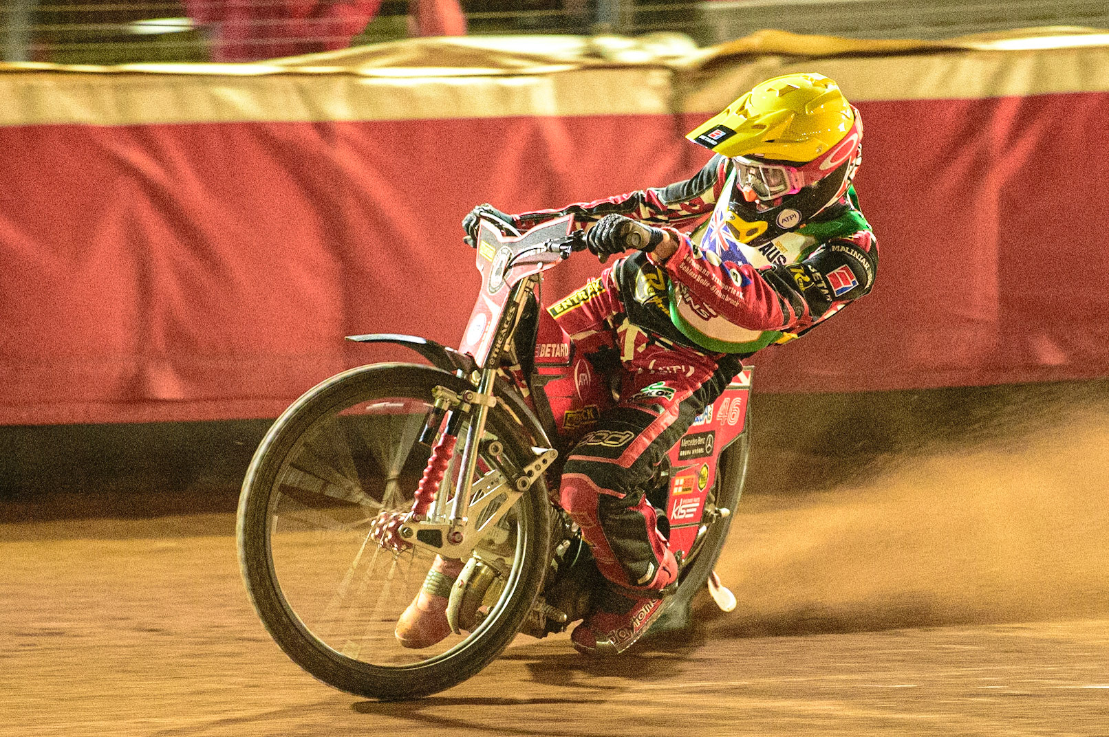 Max Fricke (Australia) in action  during the FIM Speedway Grand Prix Challenge at the Peugeot Ashfield Stadium, Glasgow on Saturday 20th August 2022. (Credit: Ian Charles | MI News)
